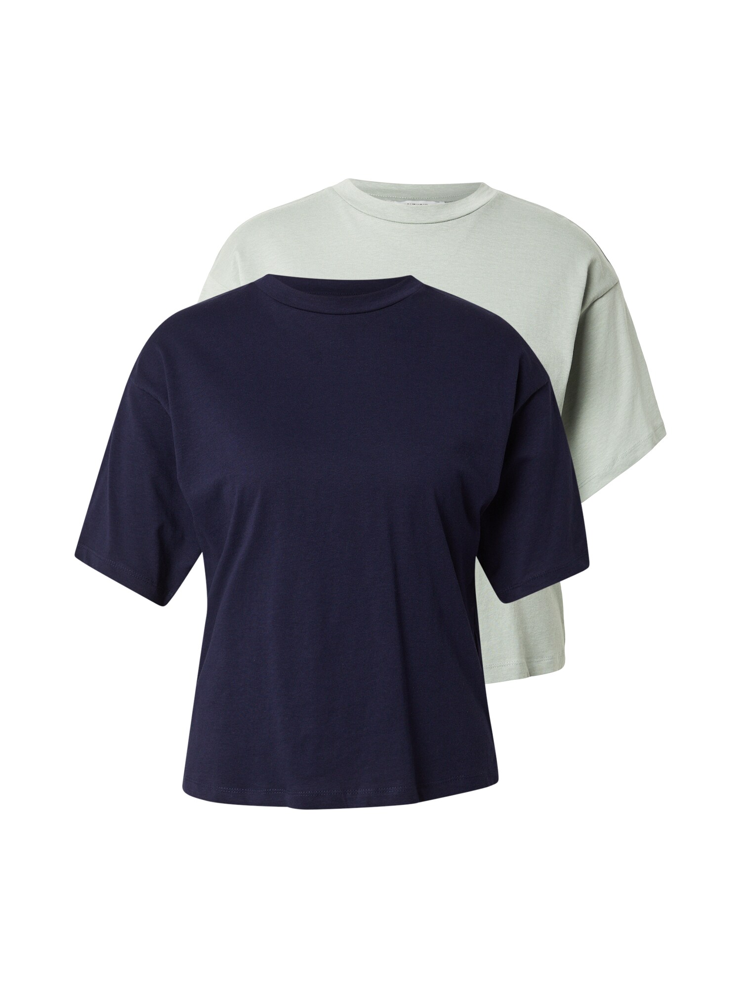 ABOUT YOU Tricou bleumarin / verde mentă