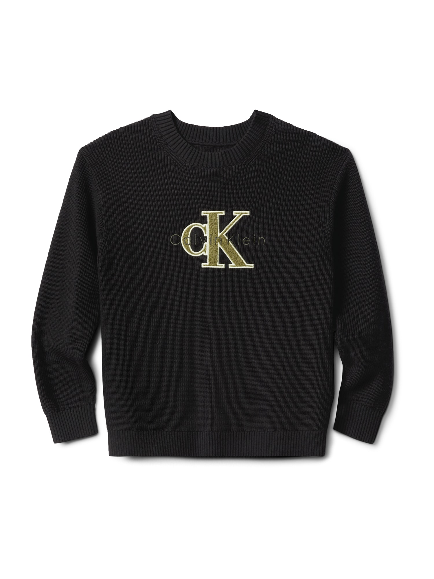 Calvin Klein Jeans Pulóver  khaki / olíva / fekete akciós termékkép 1