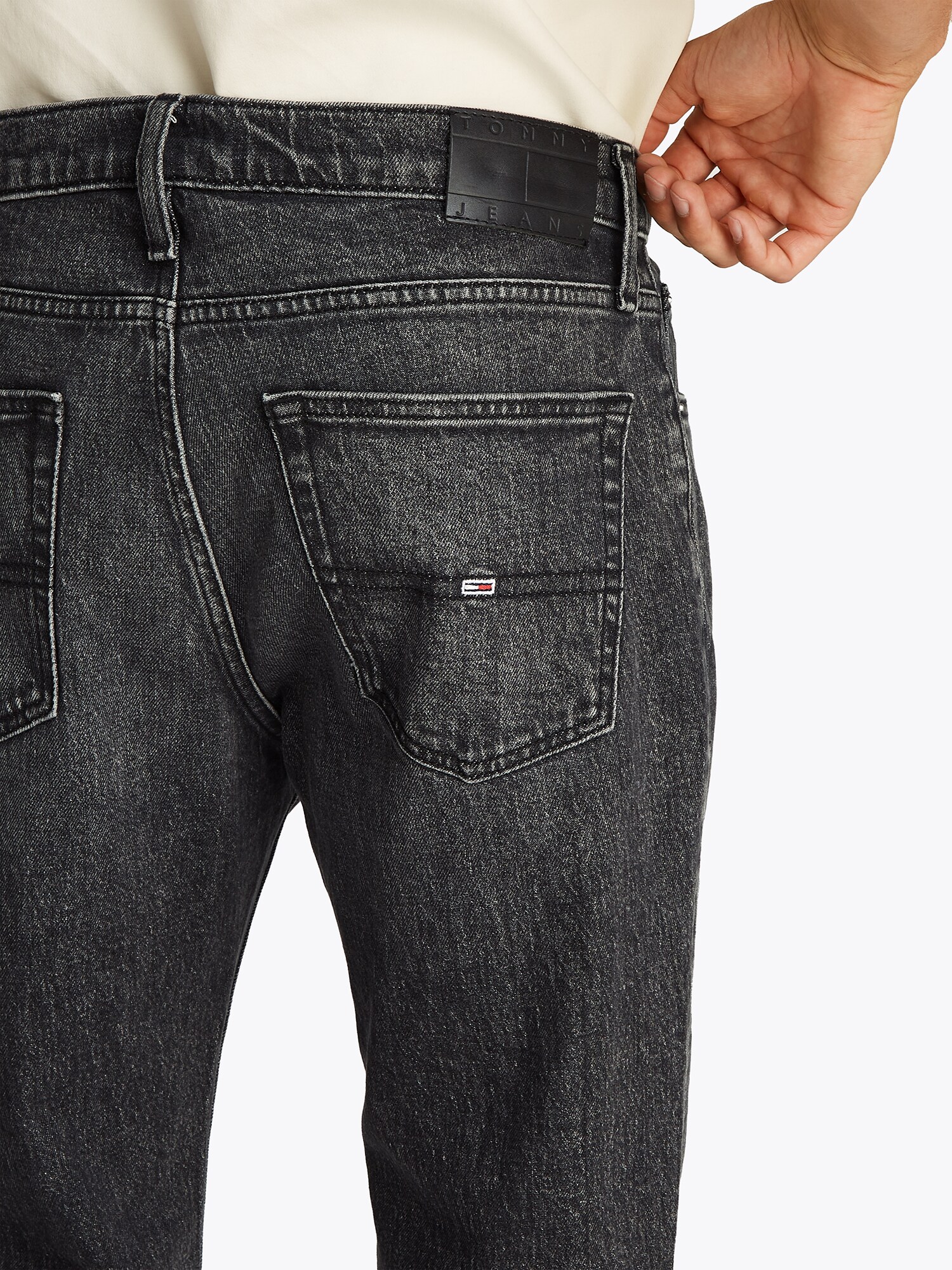 Tommy Jeans Džínsy 'RYAN' čierny denim (obrázok 6)