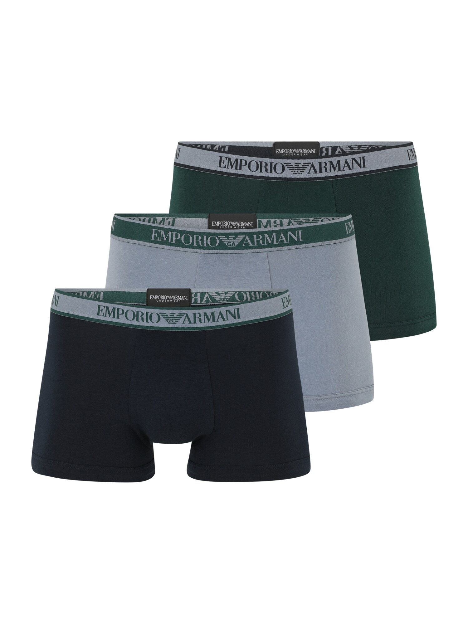 Emporio Armani Boxeralsók  szürke / fenyő / fekete akciós termékkép 1