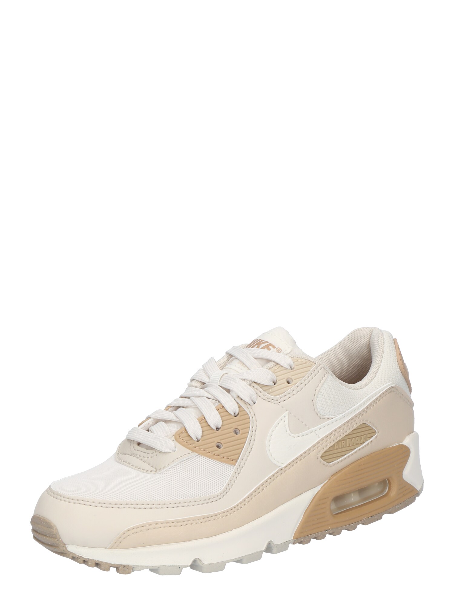 Nike Sportswear Nízke tenisky 'Air Max 90'  farba ťavej srsti / sivobéžová / biela