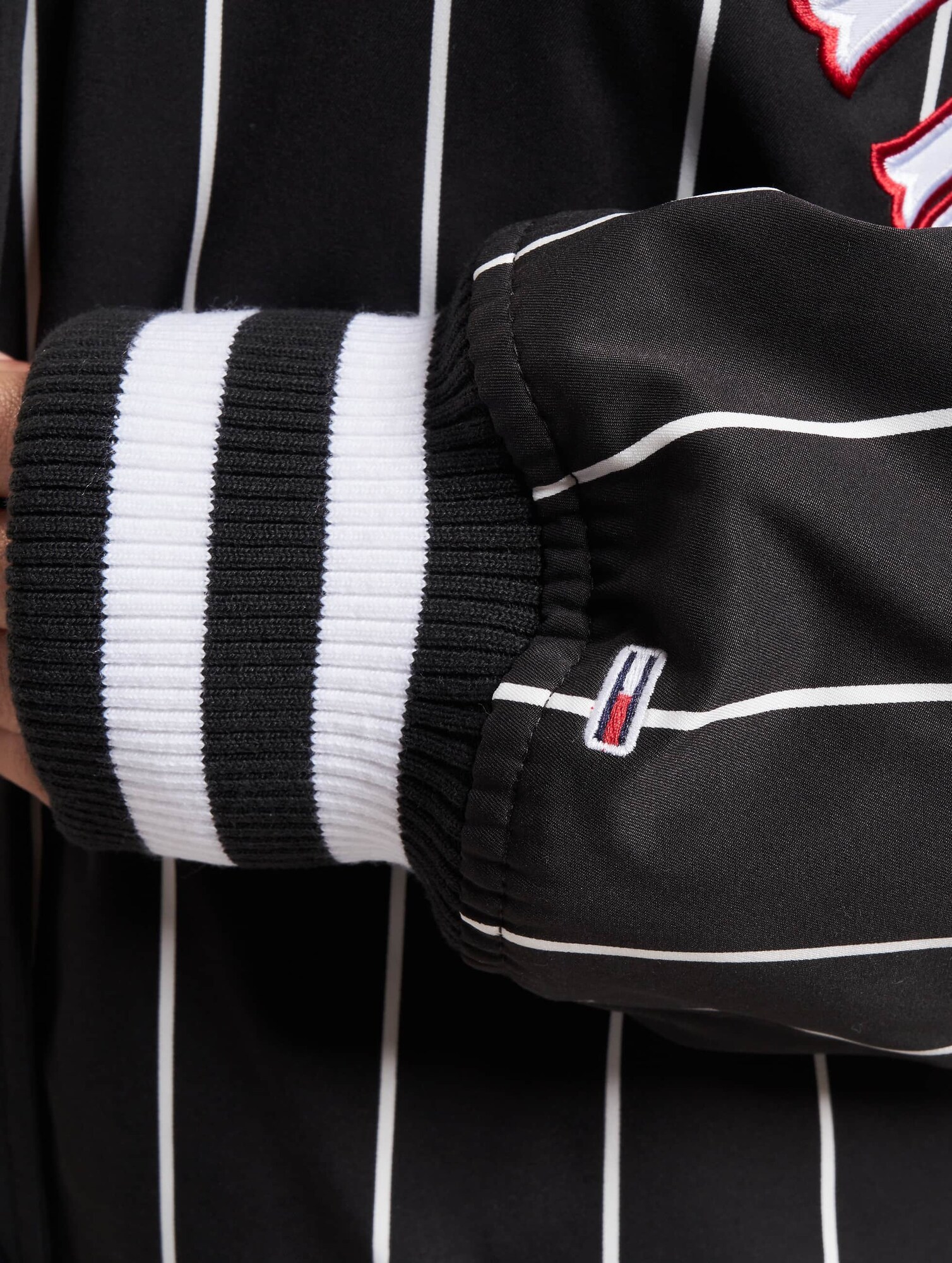 Thumbnail - Tommy Jeans Jacke Pinstripe Letterman