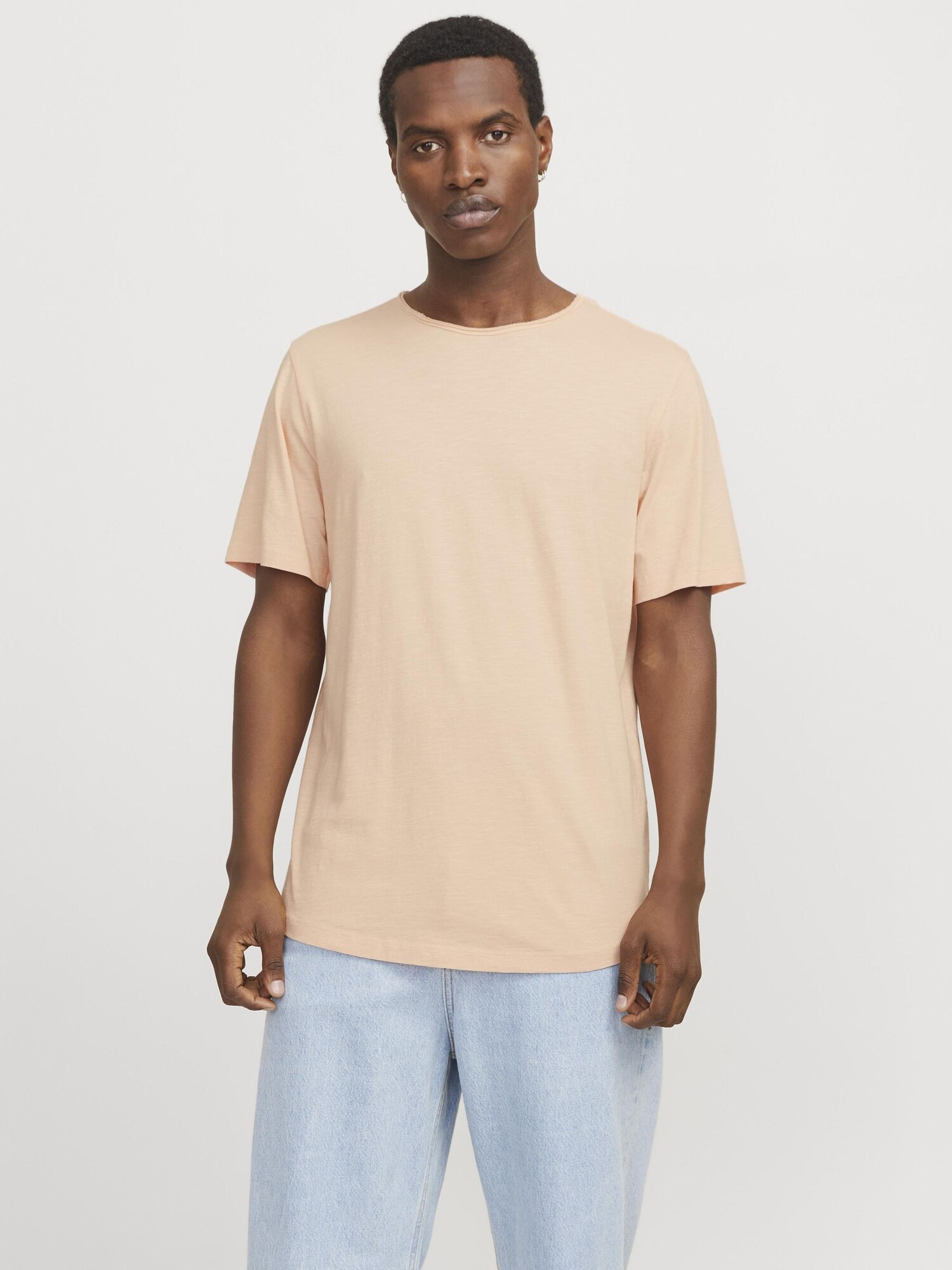 JACK & JONES Póló 'Basher'  őszibarack termék 2. képe