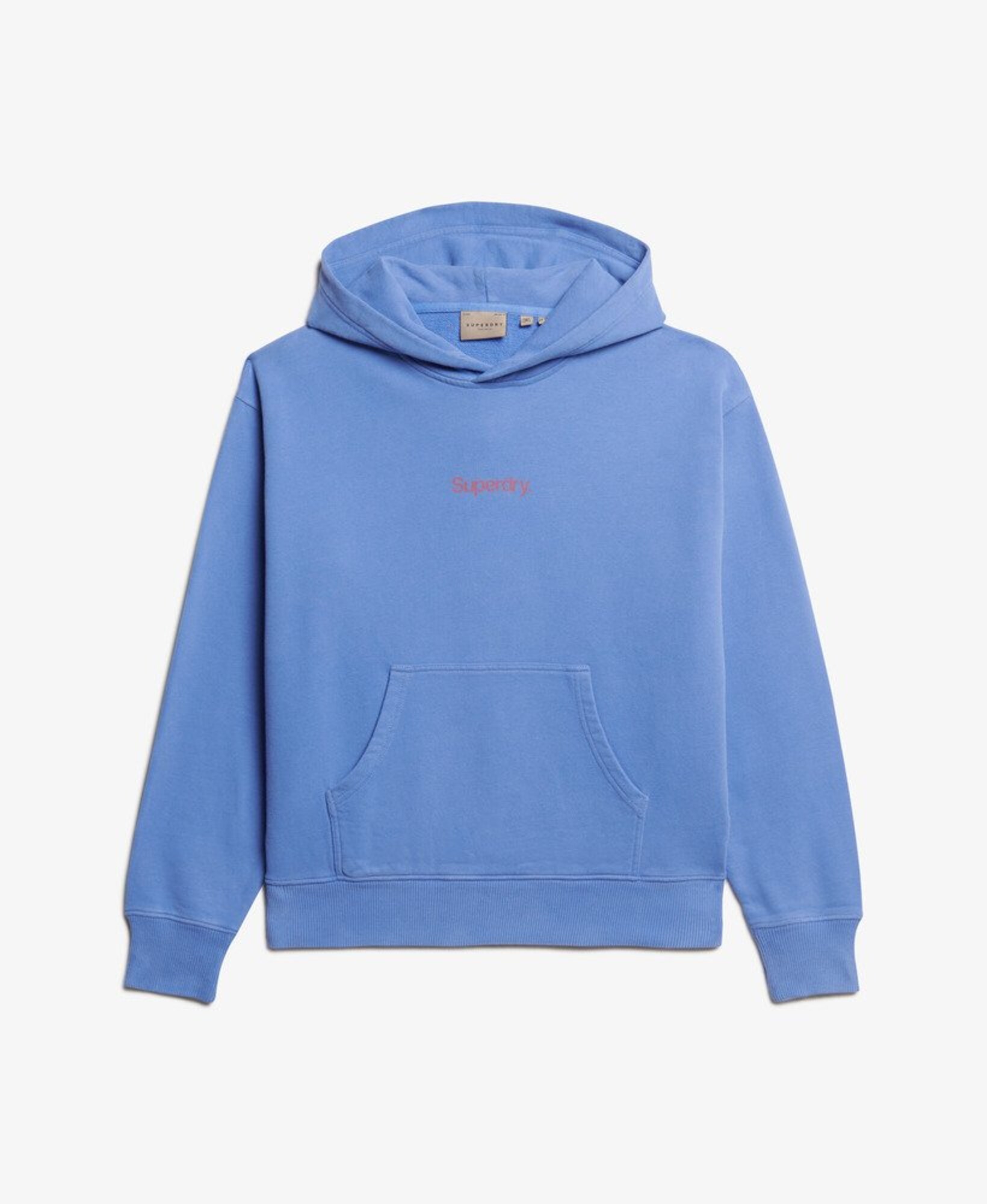 Superdry Bluză de molton City  albastru / roșu pastel