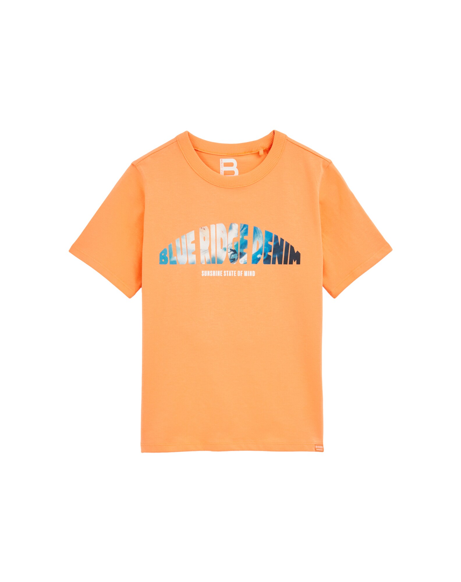 WE Fashion Póló  kék / korál / fehér akciós termékkép 1