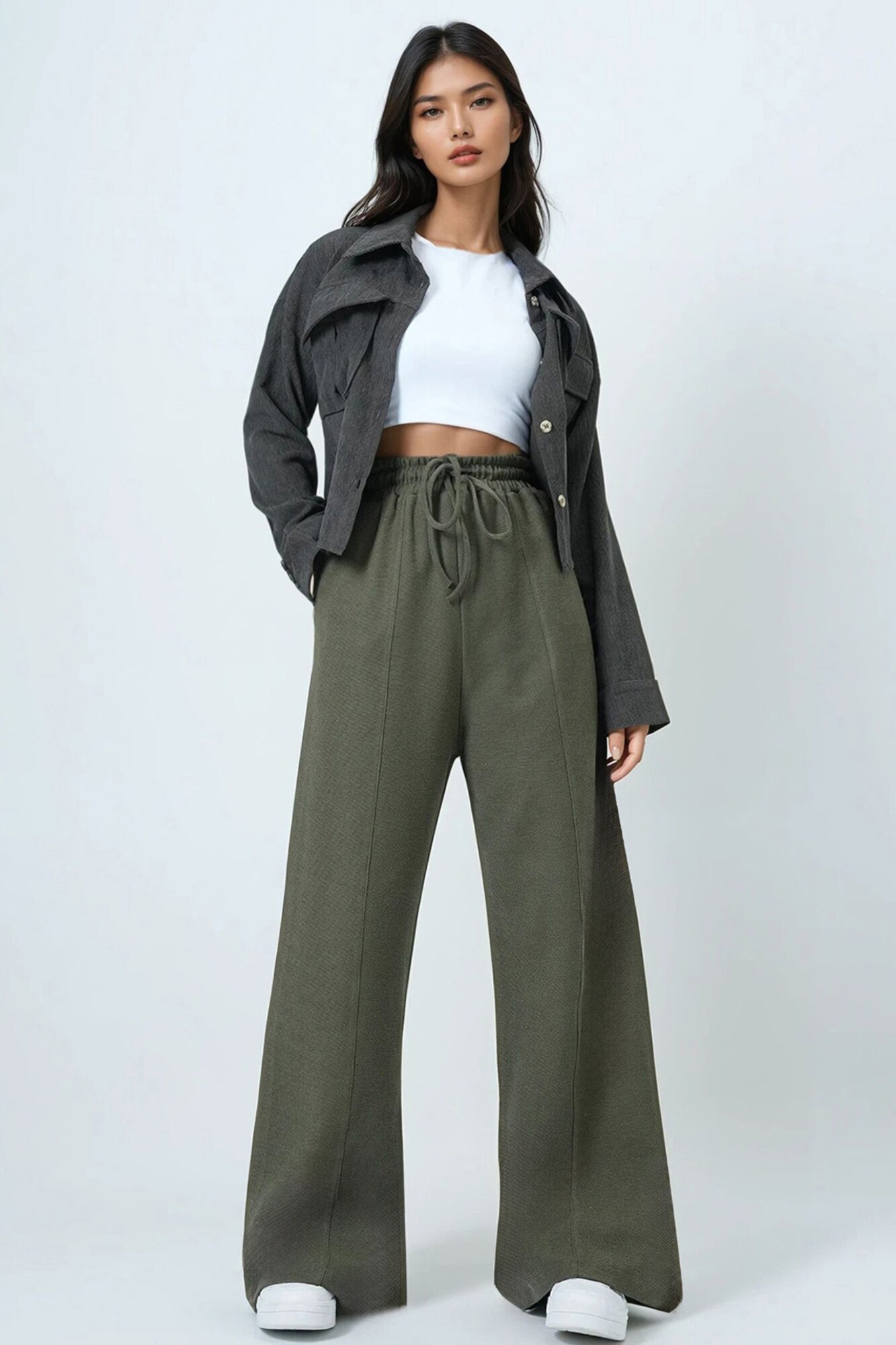 Trend Alaçatı Stili Pantalón de pinzas pino
