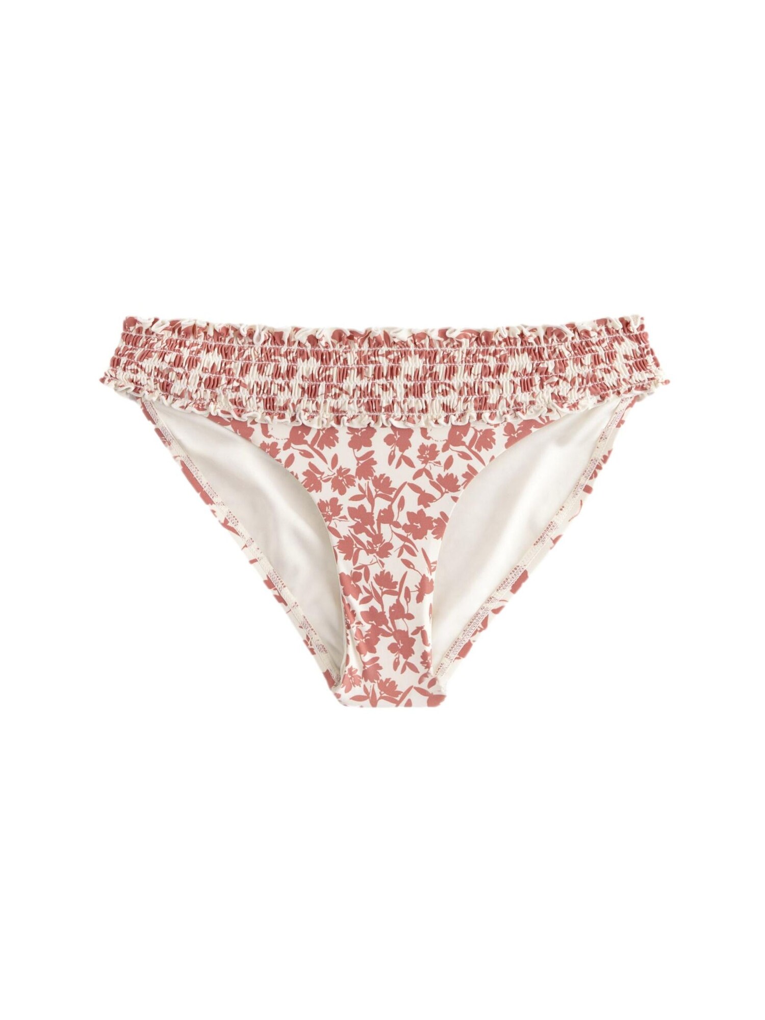 Next Slip costum de baie  crem / roz pal