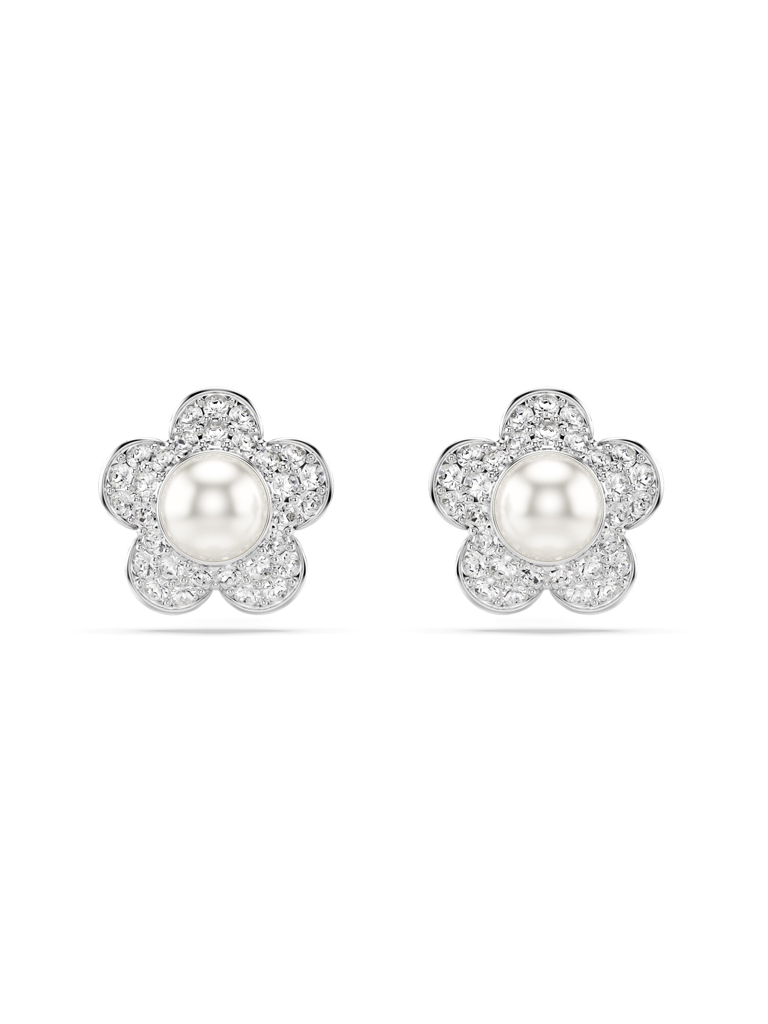 Swarovski Oorbellen Wit