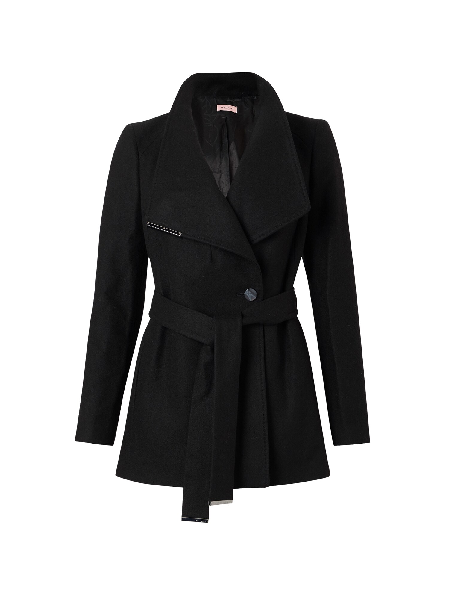 Ted Baker Palton de primăvară-toamnă ROSESS  negru