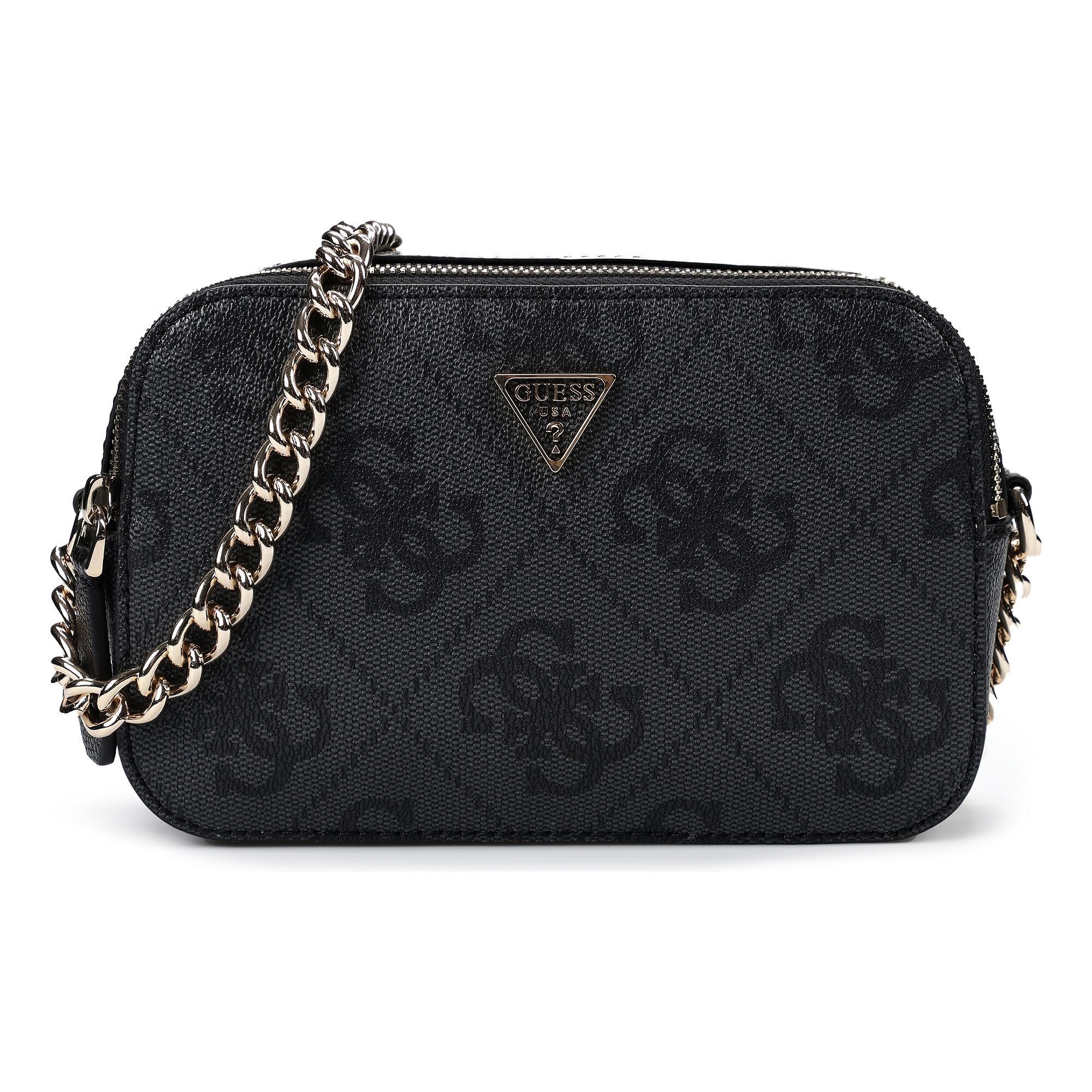 Guess Schoudertas 'Noelle' Antraciet / Zwart