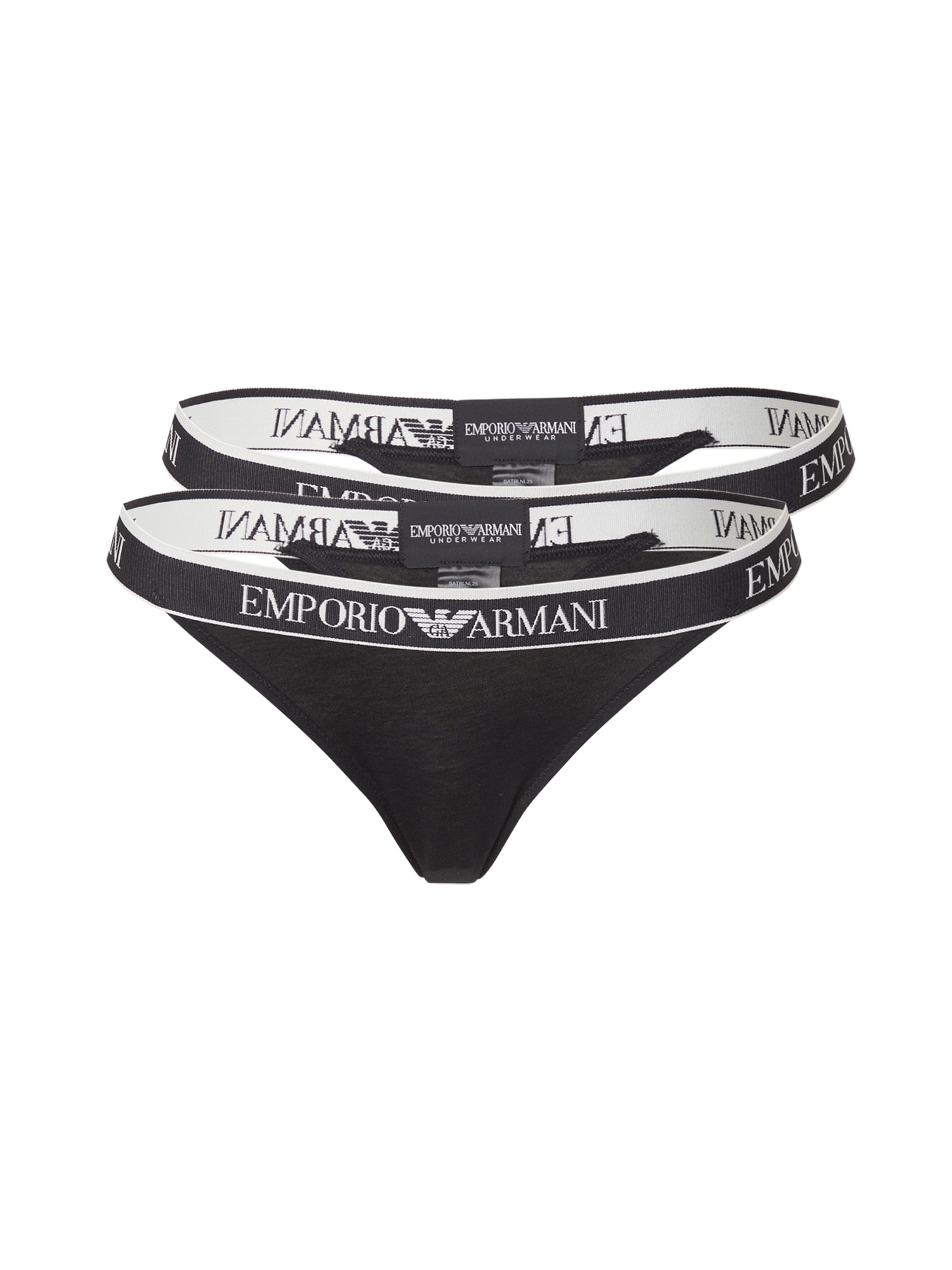 Emporio Armani String bugyik  fekete / fehér akciós termékkép 1
