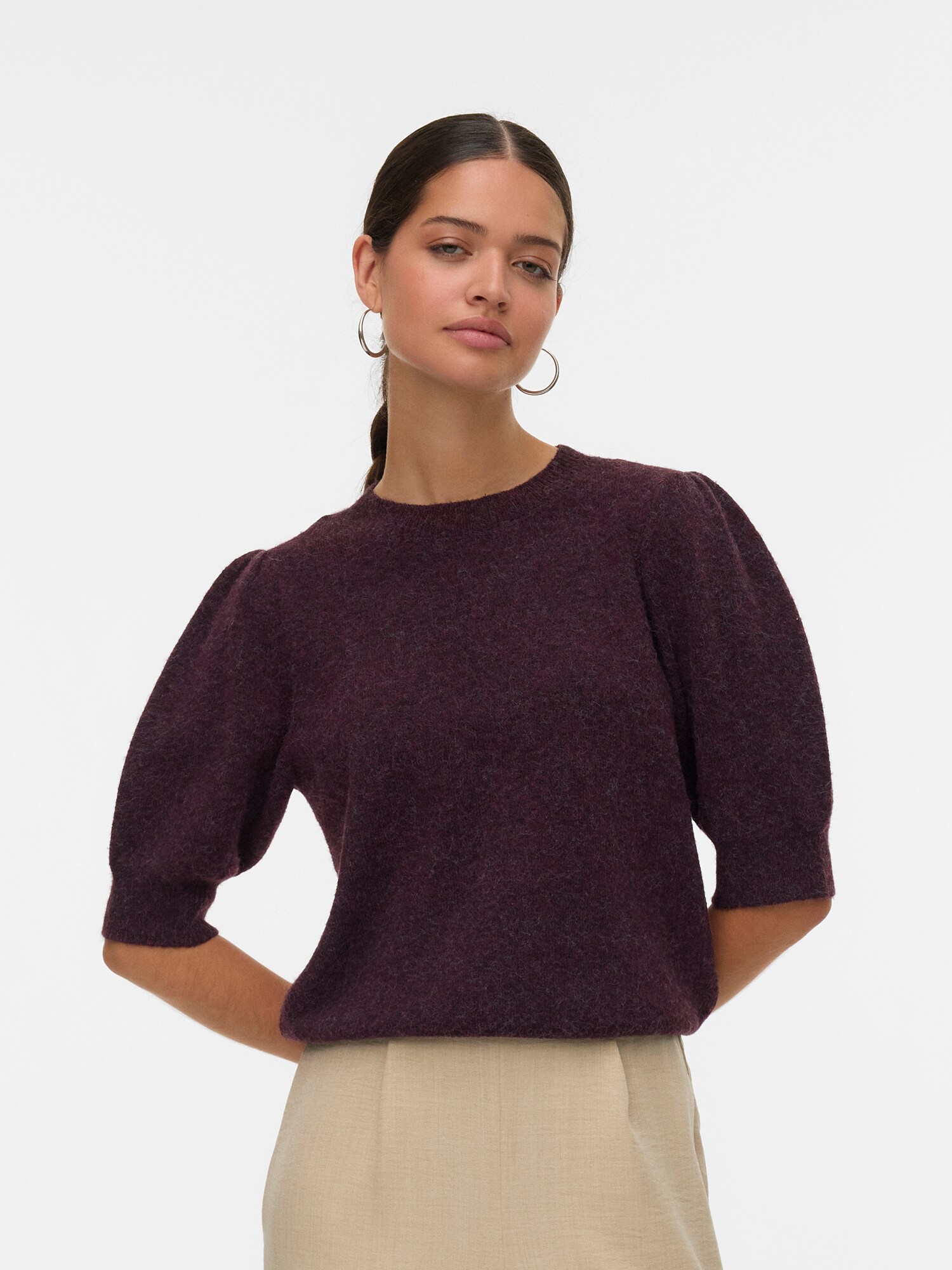 VERO MODA Pulóver 'VMDOFFY'  borvörös termék 2. képe