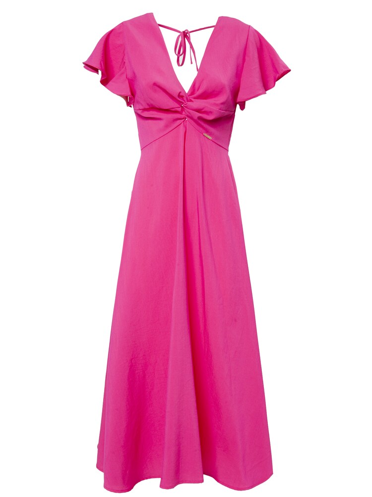 Influencer Dress Damen Größe 38 pink Winterkleid