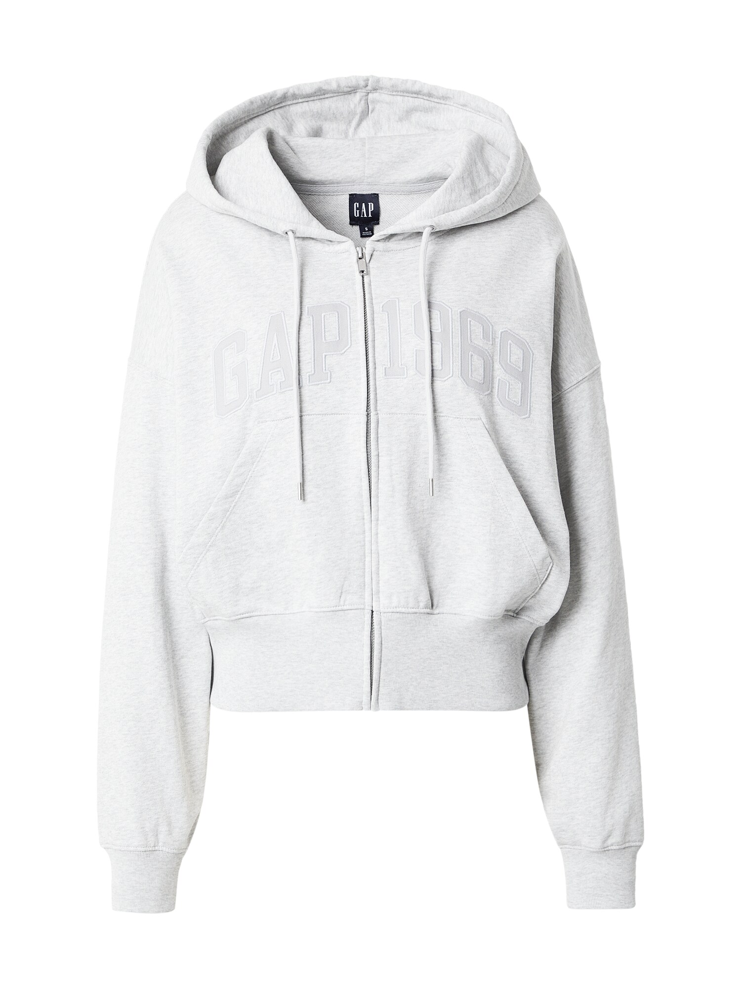 GAP Sudadera con cremallera  gris / gris claro
