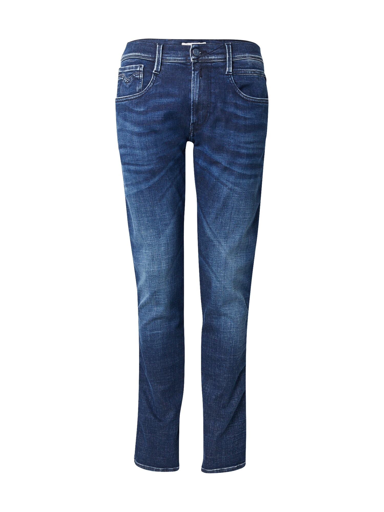 REPLAY Jeans ANBASS  albastru denim
