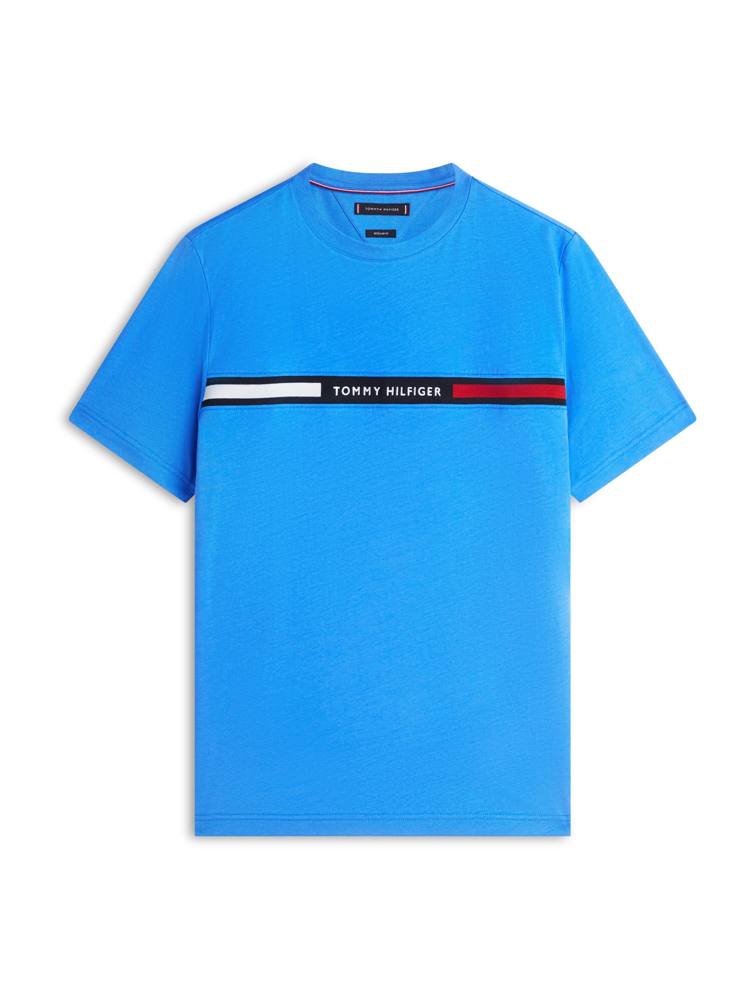 TOMMY HILFIGER Tricou  bleumarin / azur / roșu / alb