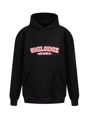 Smilodox Sweatshirt ‘Exclusive Member’ Rood / Zwart