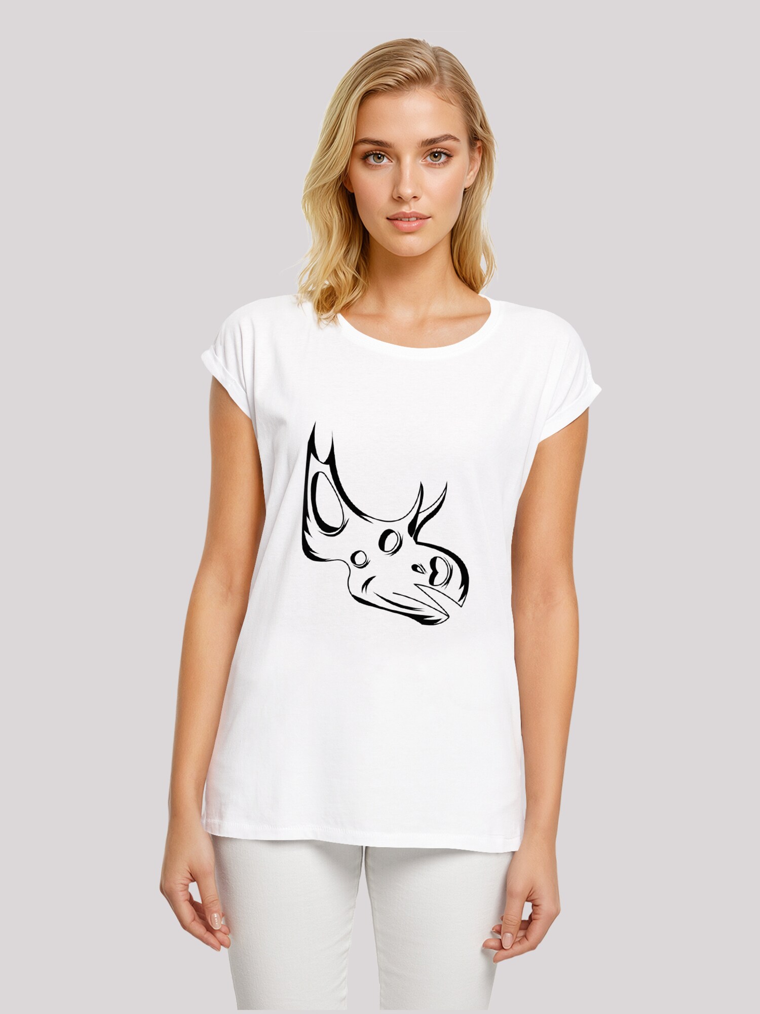 Thumbnail - F4NT4STIC T-Shirt Dinosaurier Sinoceratops Skull