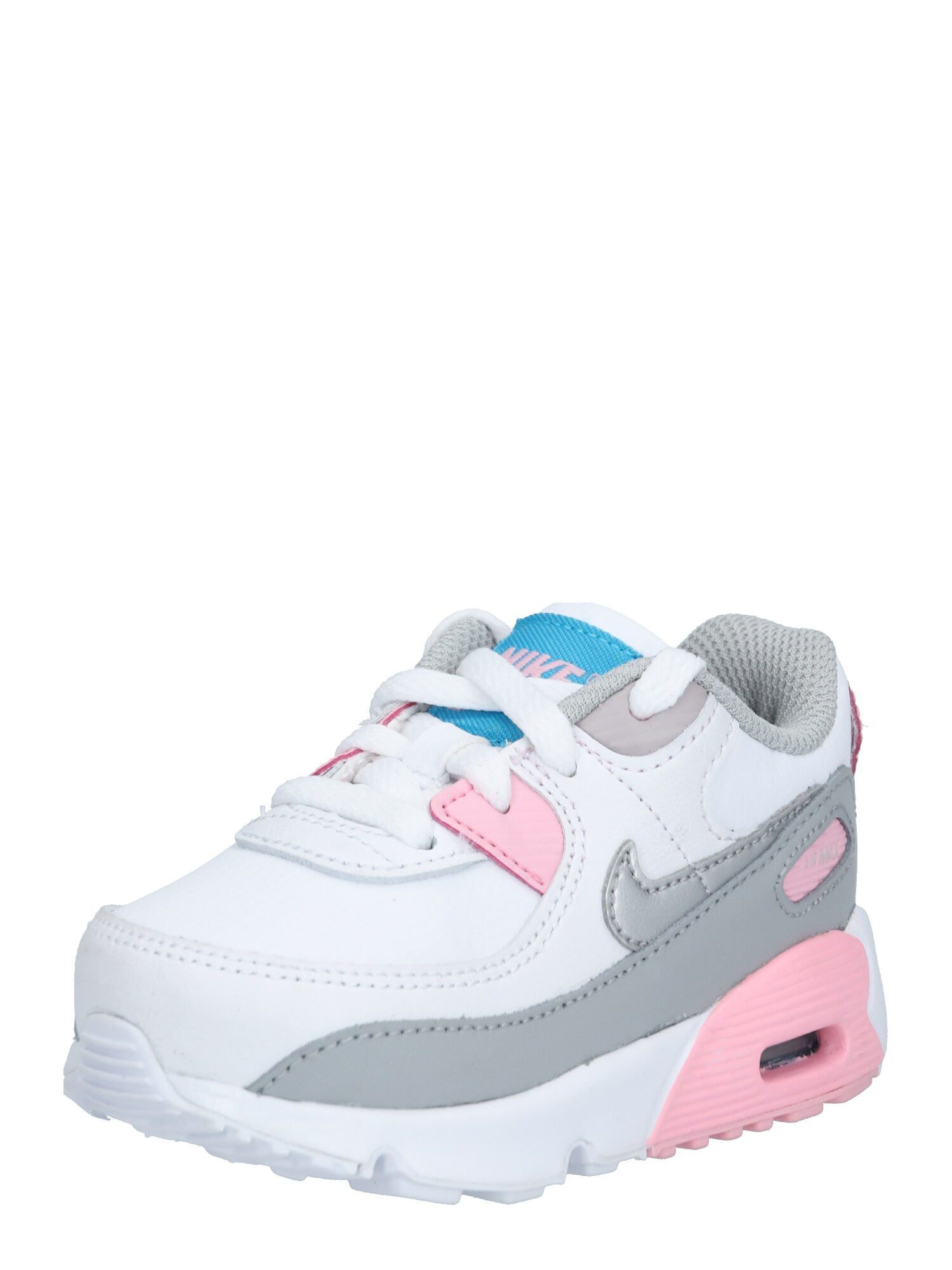 Nike Sportswear Sportbačiai 'Air Max 90'  balta / margai pilka / šviesiai rožinė