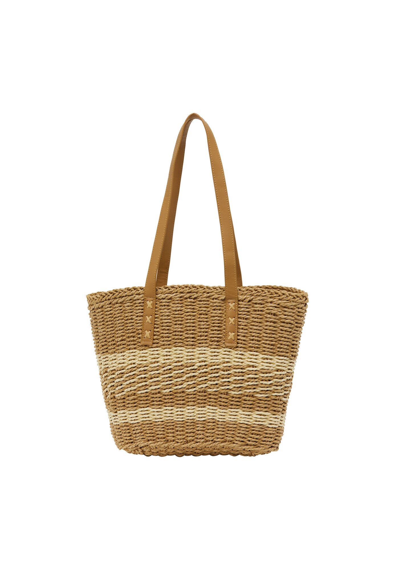 Gaya Shopper  camelo / beige claro