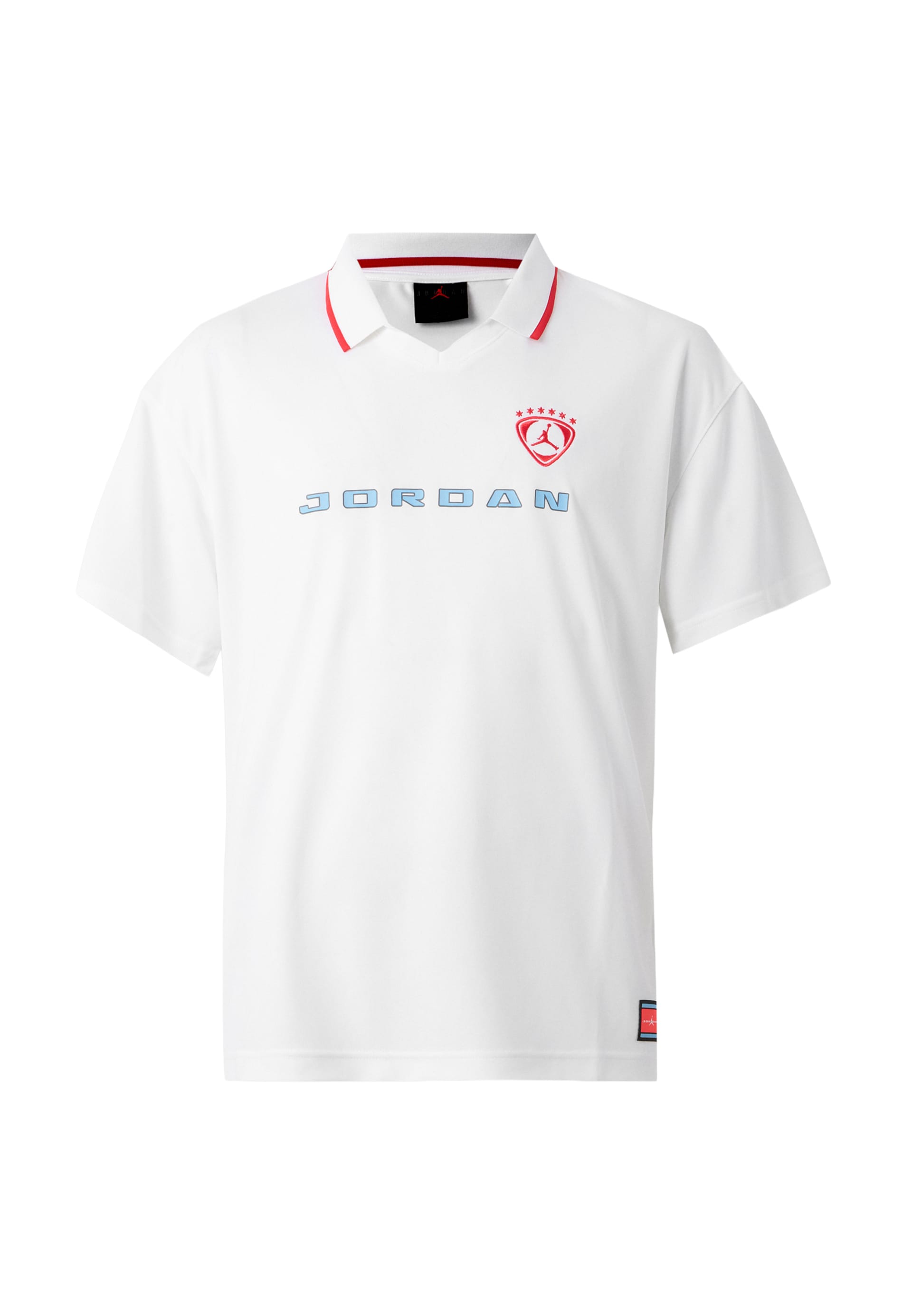 Jordan T-shirt 'Brooklyn' ljusblå / röd / svart herr