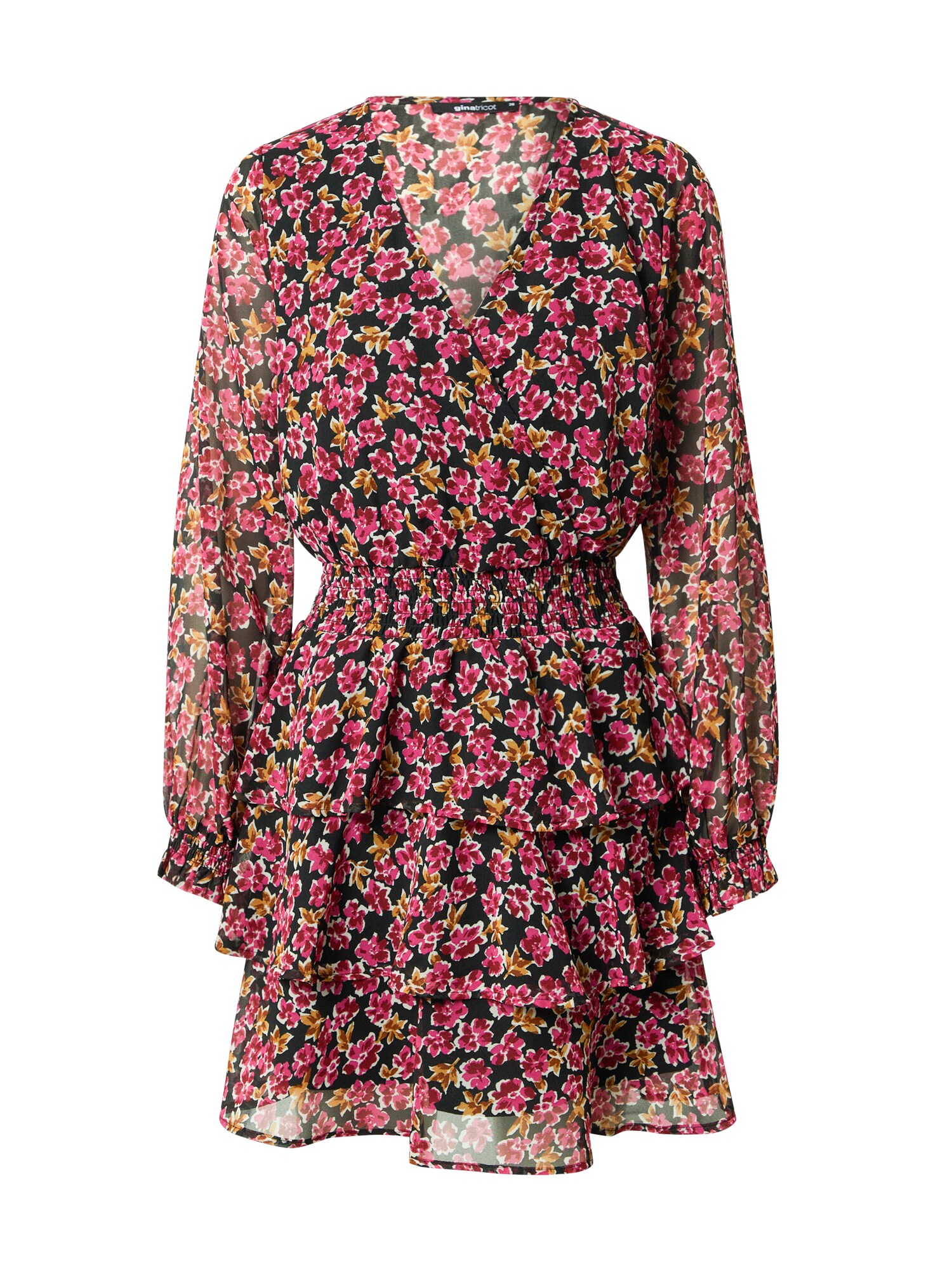 Gina Tricot Suknelė 'Alexandra'  raudona / rožių spalva / geltona