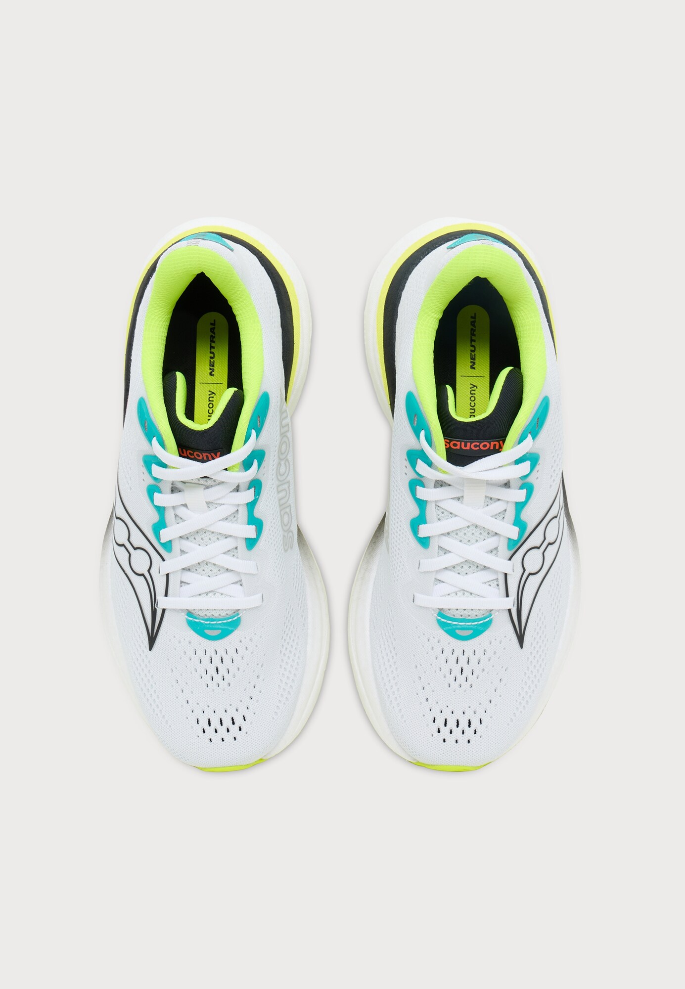 Saucony Zapatillas de running 'RIDE 19'  azul / verde claro / negro / blanco – imagen 4