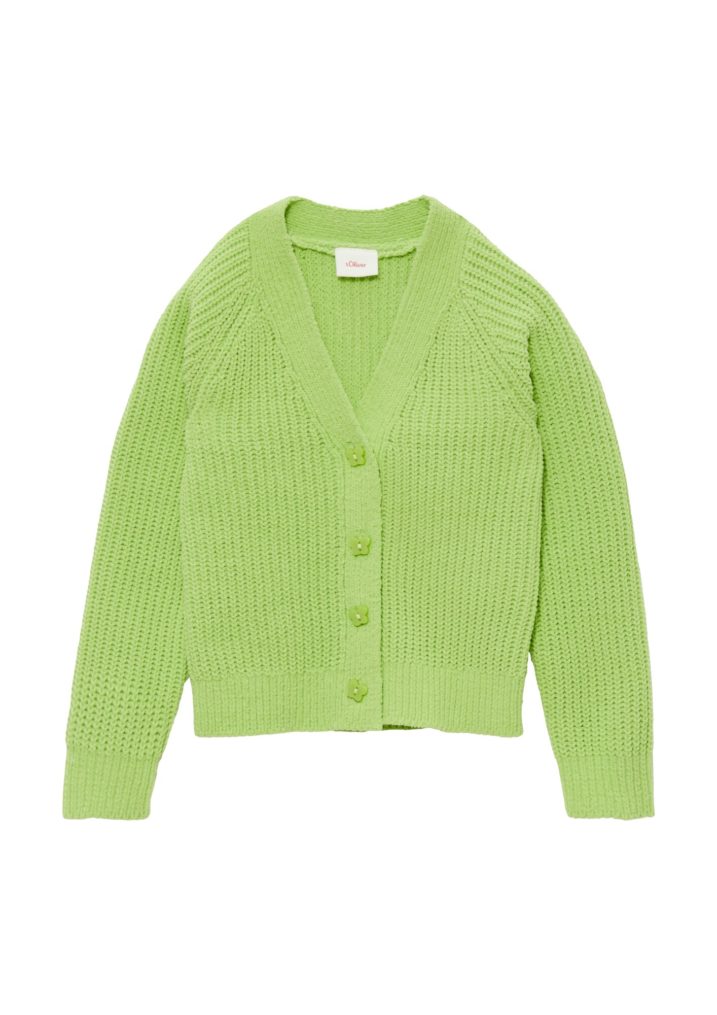 s.Oliver Geacă tricotată  verde măr