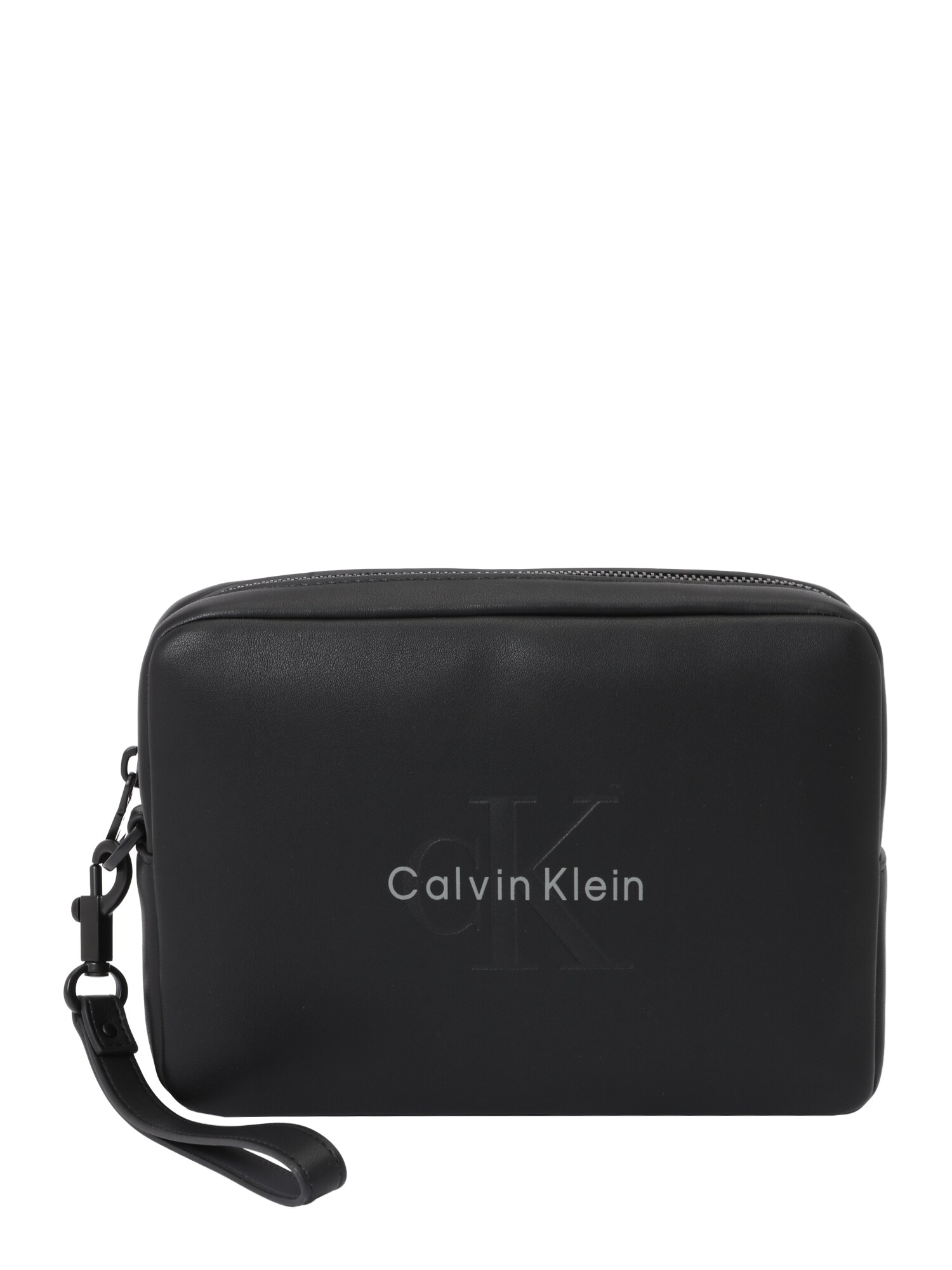 Calvin Klein Neseser 'Monologo Bracelet Strap'  svijetlosiva / crna