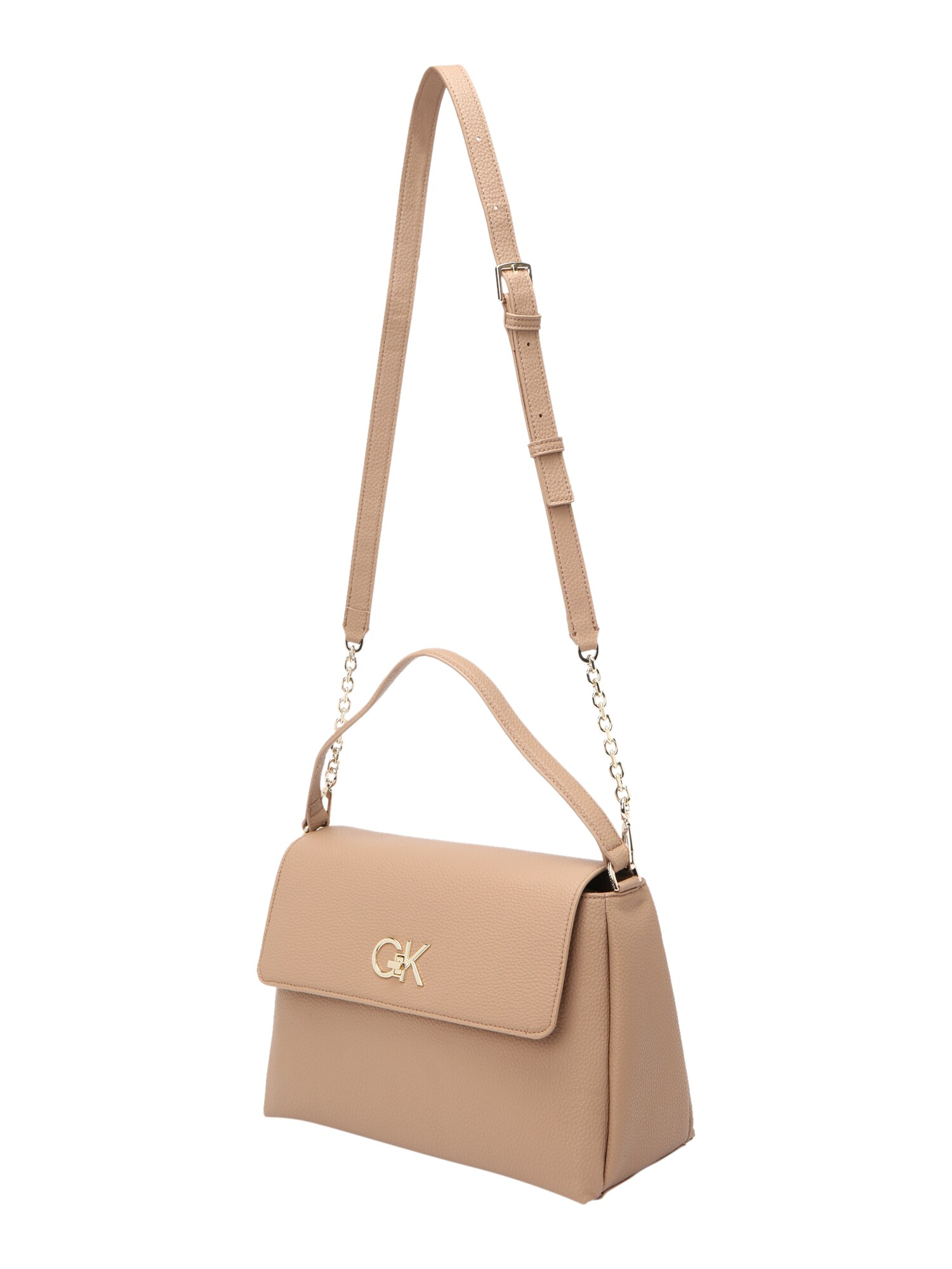 Calvin Klein Kézitáska  cappuccinobarna / arany