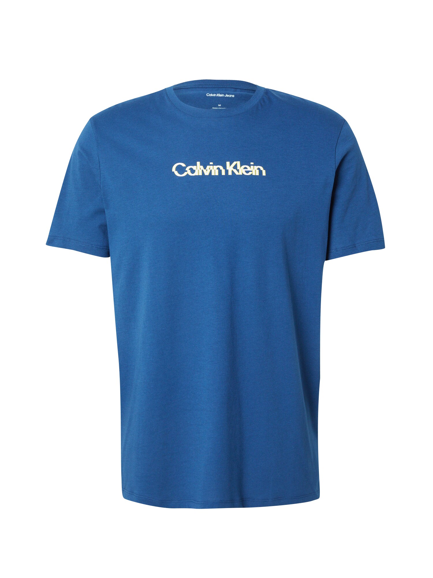Calvin Klein Jeans Tricou Classic  albastru / galben / alb