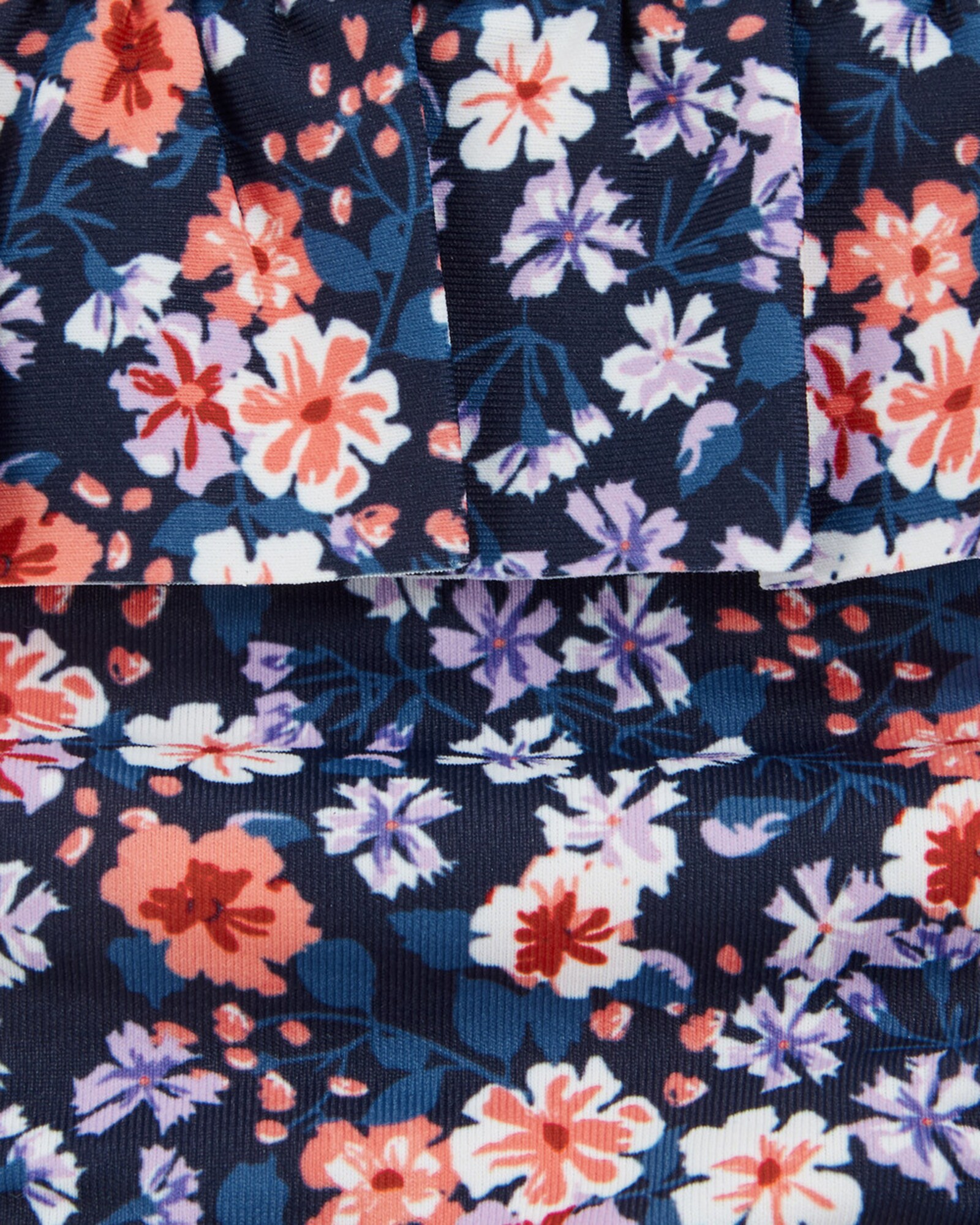 WE Fashion Bikini  sötétkék / lila / narancs / fehér termék 2. képe