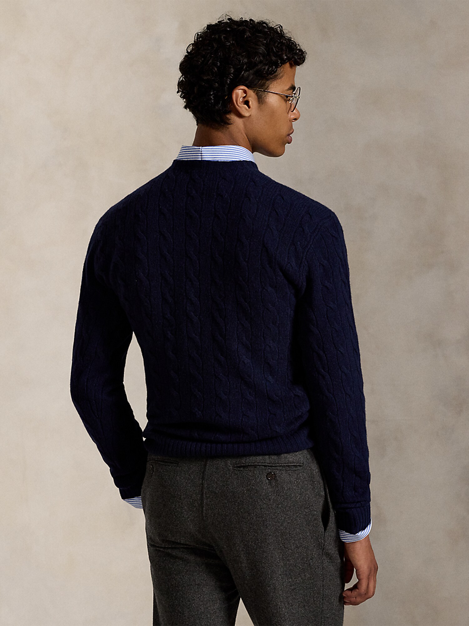 Ralph Lauren Jersey  navy / rojo fuego – imagen 3
