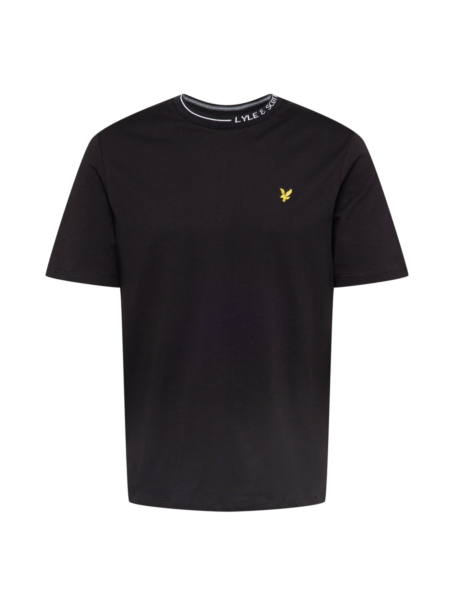 Lyle & Scott Tričko  žltá / čierna / biela