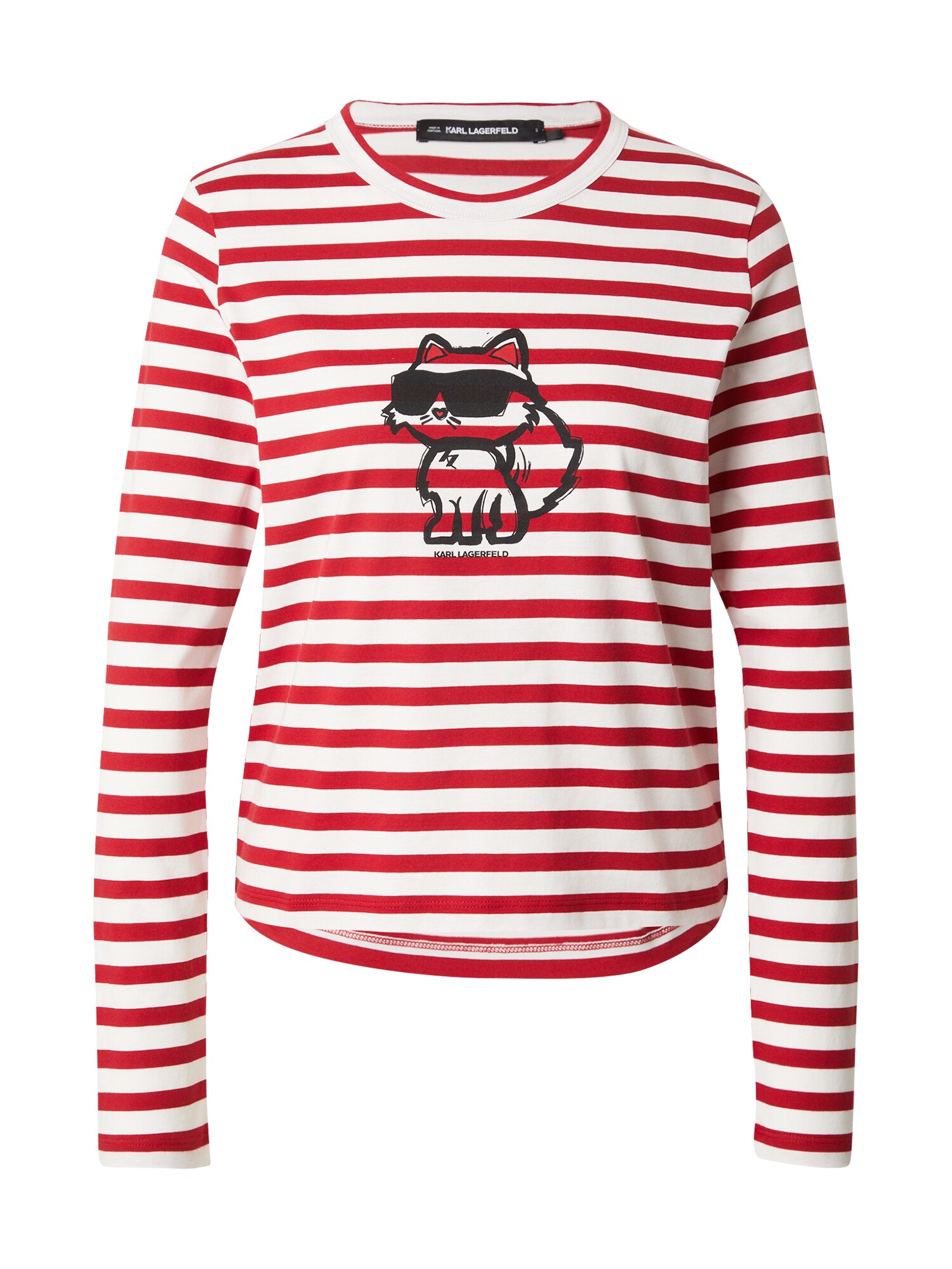 Karl Lagerfeld Tricou IKON  roșu / negru / alb