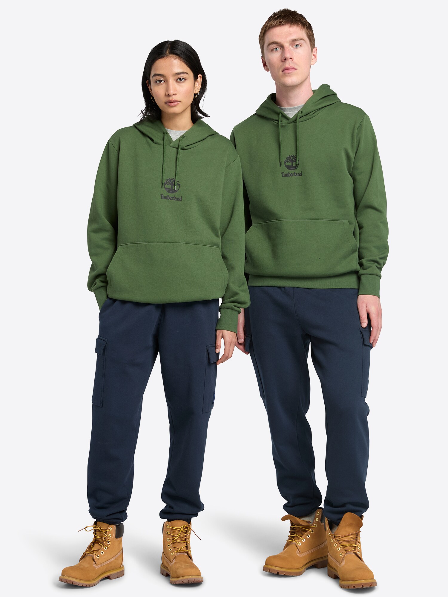 TIMBERLAND Tréning póló  sötétzöld termék 2. képe