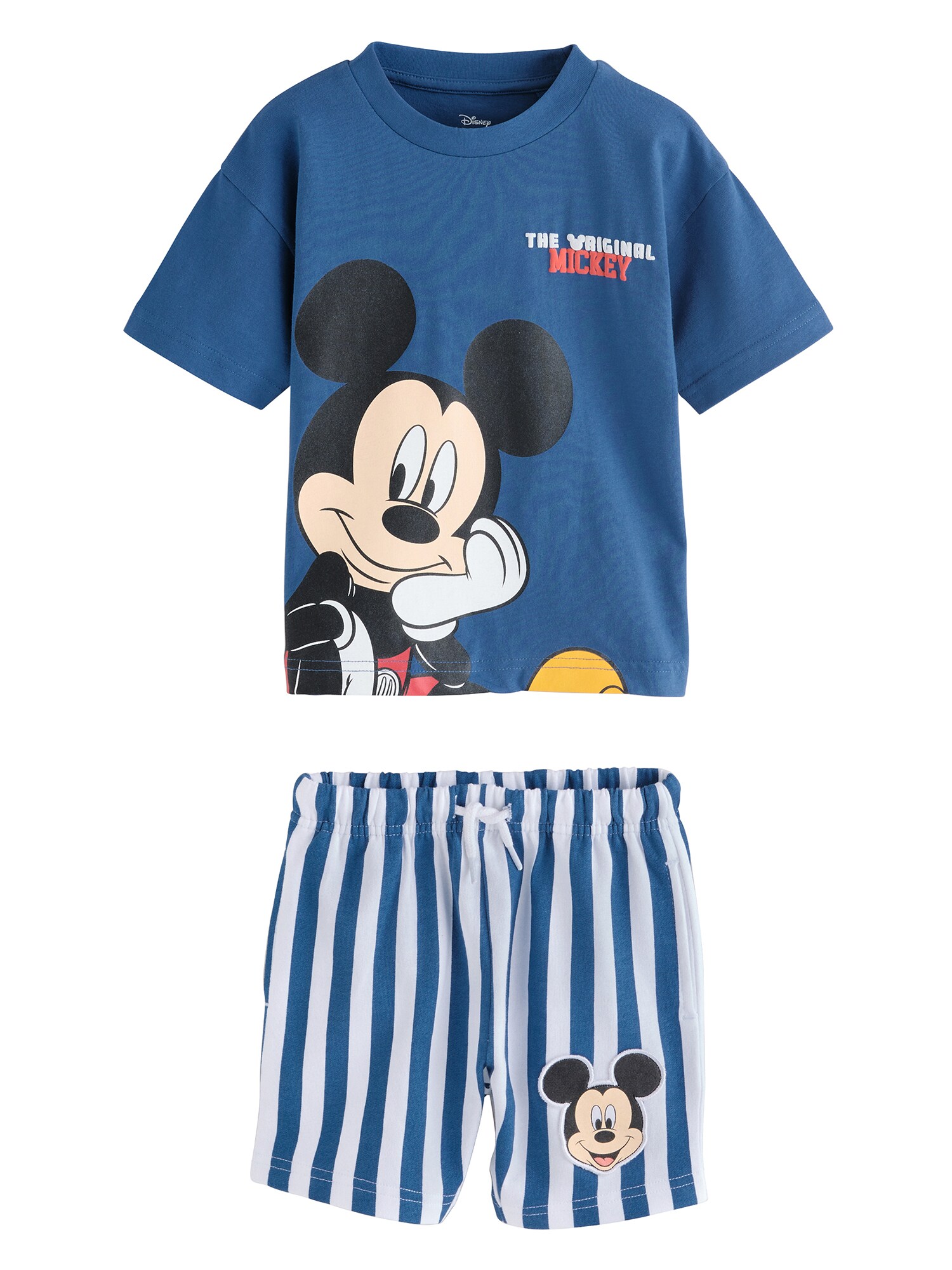 Next Set Mickey Mouse  crem / albastru / negru / alb