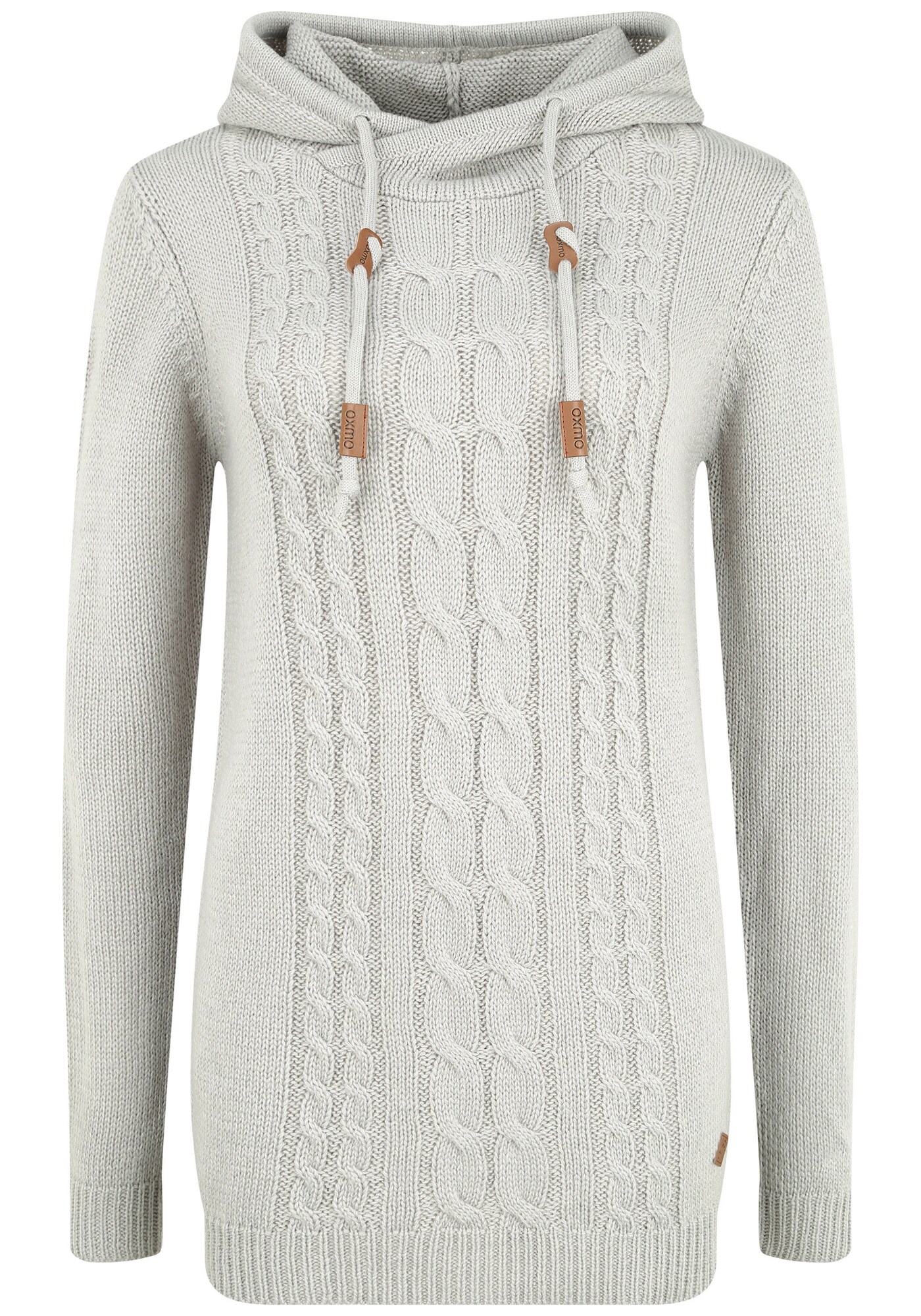 Oxmo Cárdigan 'Cable' gris