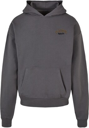 MJ Gonzales Sweatshirt ‘Saint’ Beige / Pastelblauw / Sepia / Donkergrijs