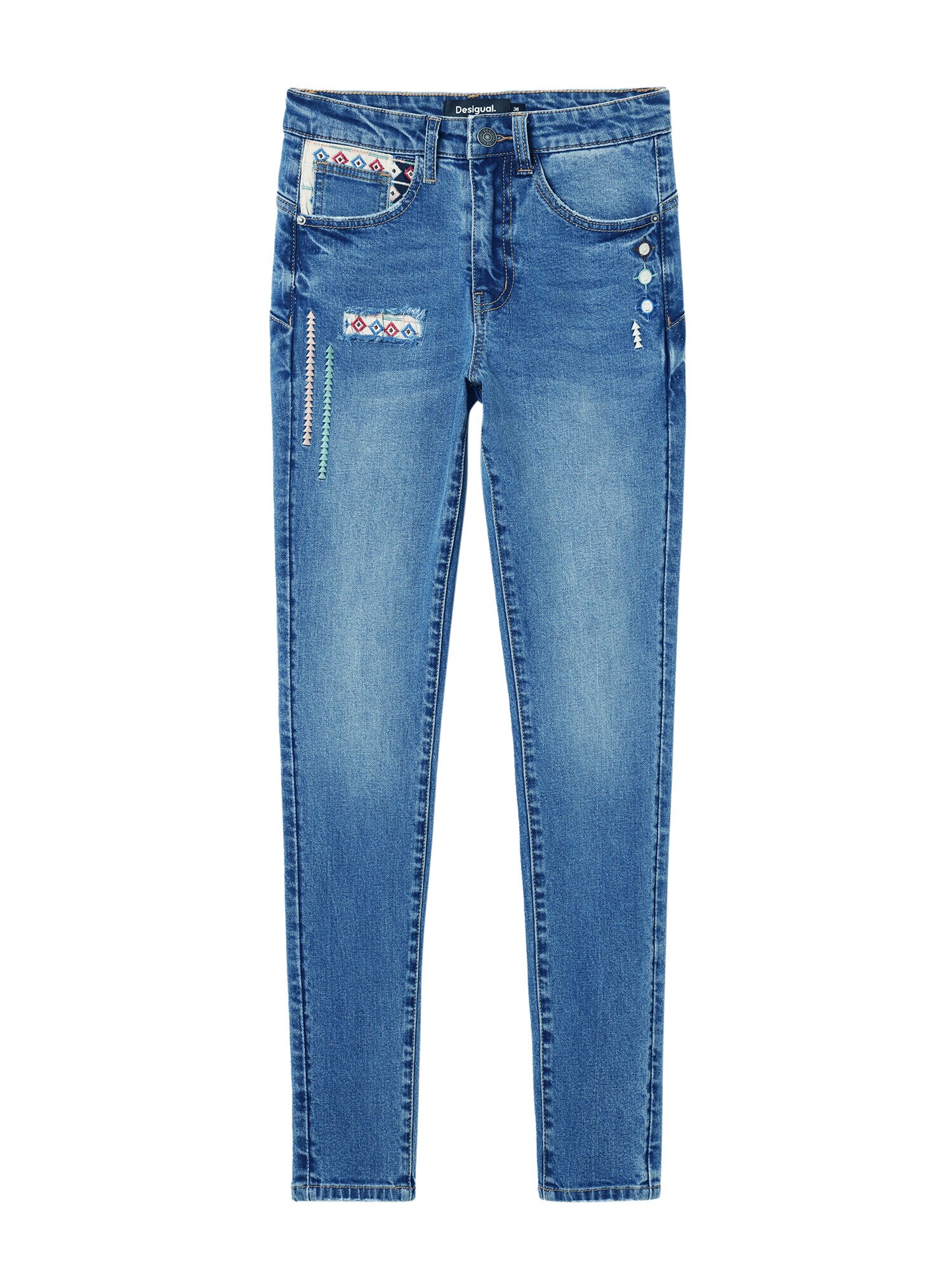 Desigual Farmer  kék / barna / borvörös / fehér akciós termékkép 1