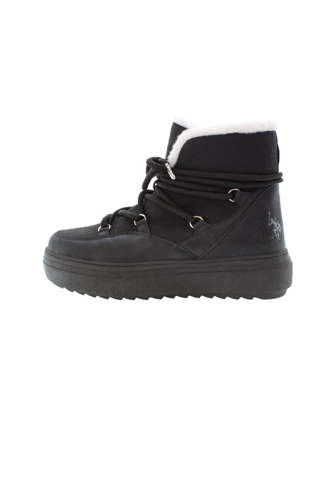 U.S. POLO ASSN. Boots Damen Größe 37 blau / rot / schwarz / weiß Winterschuhe