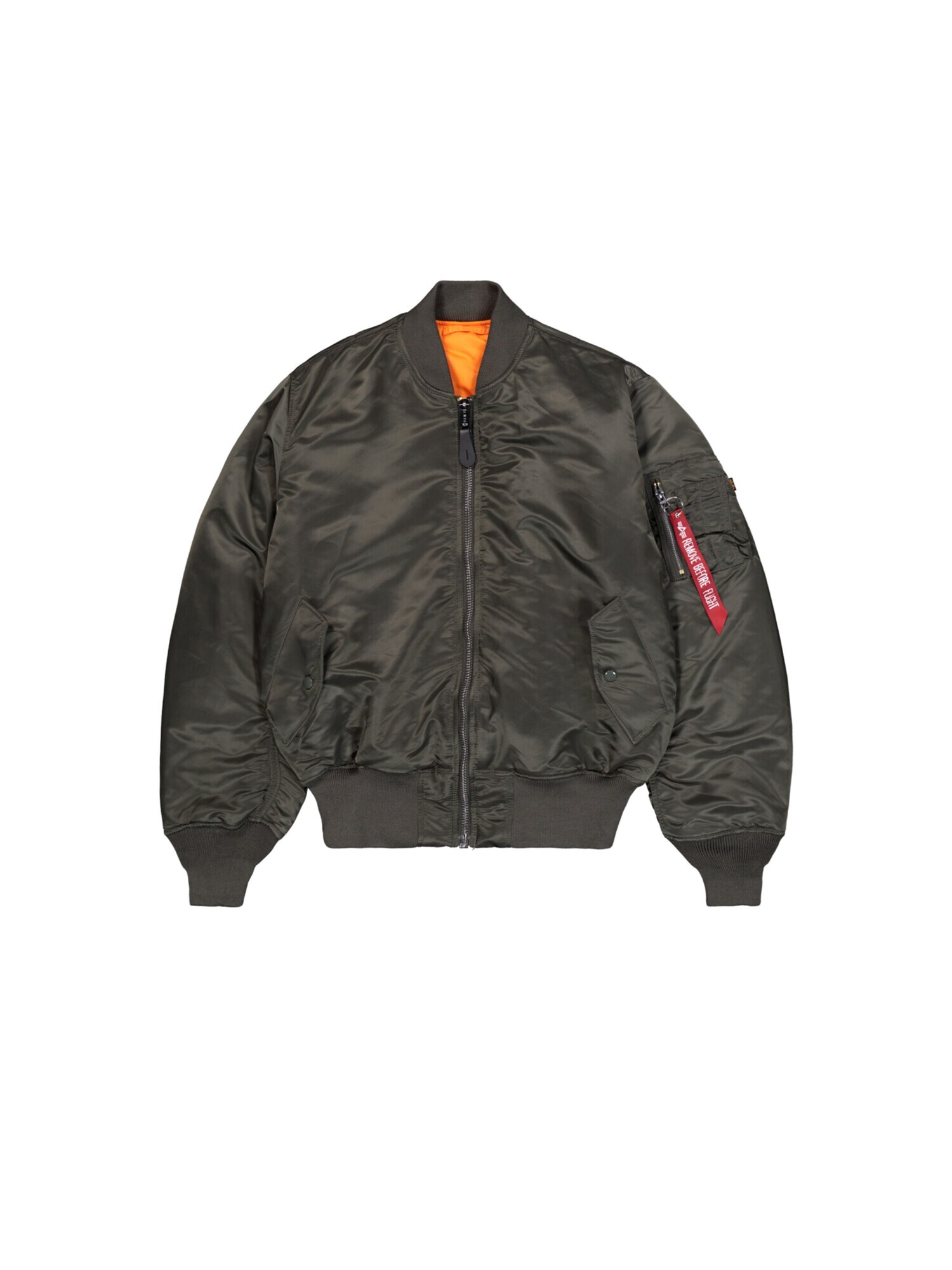 ALPHA INDUSTRIES Prechodná bunda 'MA-1 Heritage'  tmavosivá