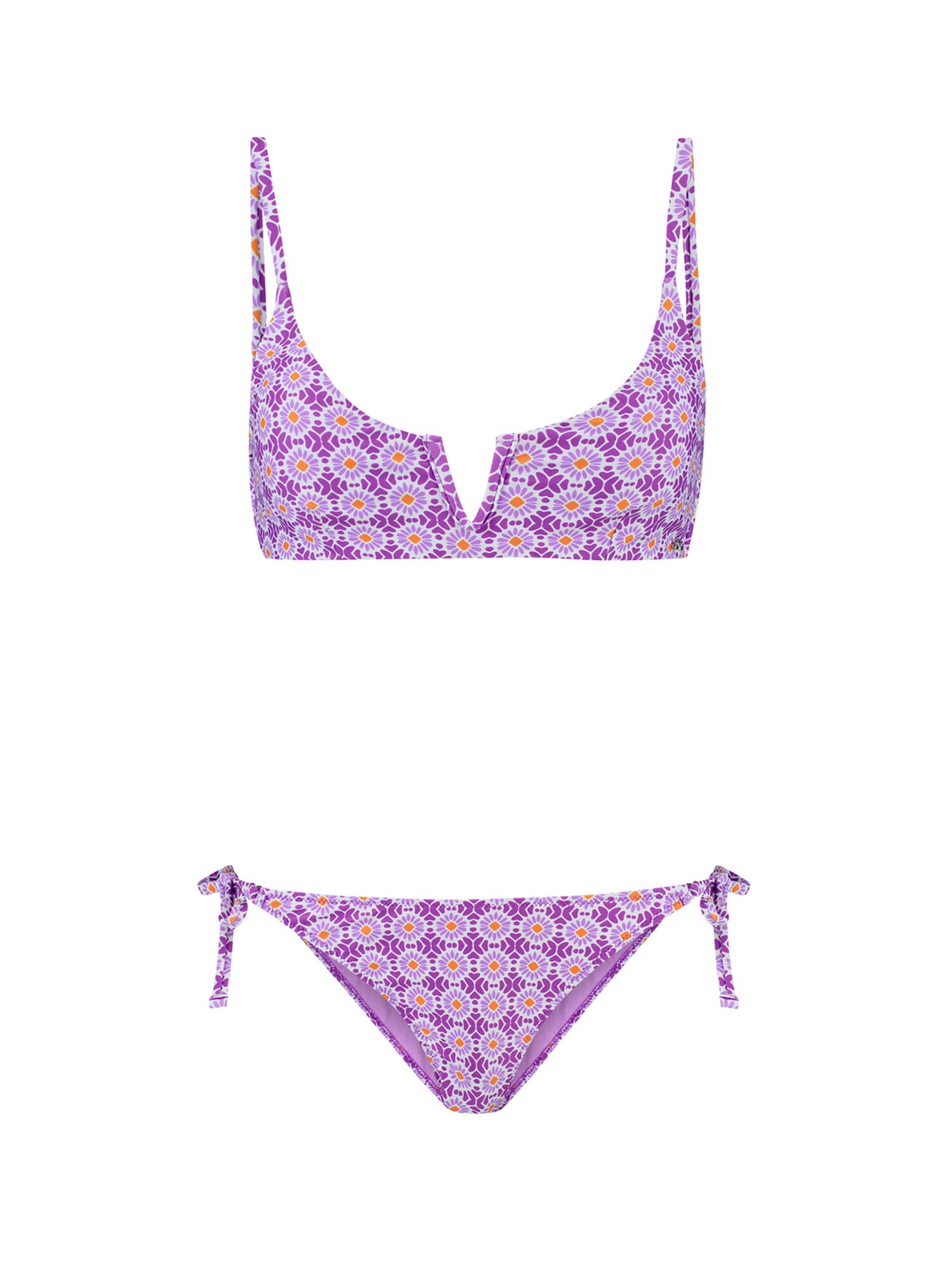 Shiwi Bikini 'Leah Scoop'  lila / orgona / narancs / fehér akciós termékkép 1