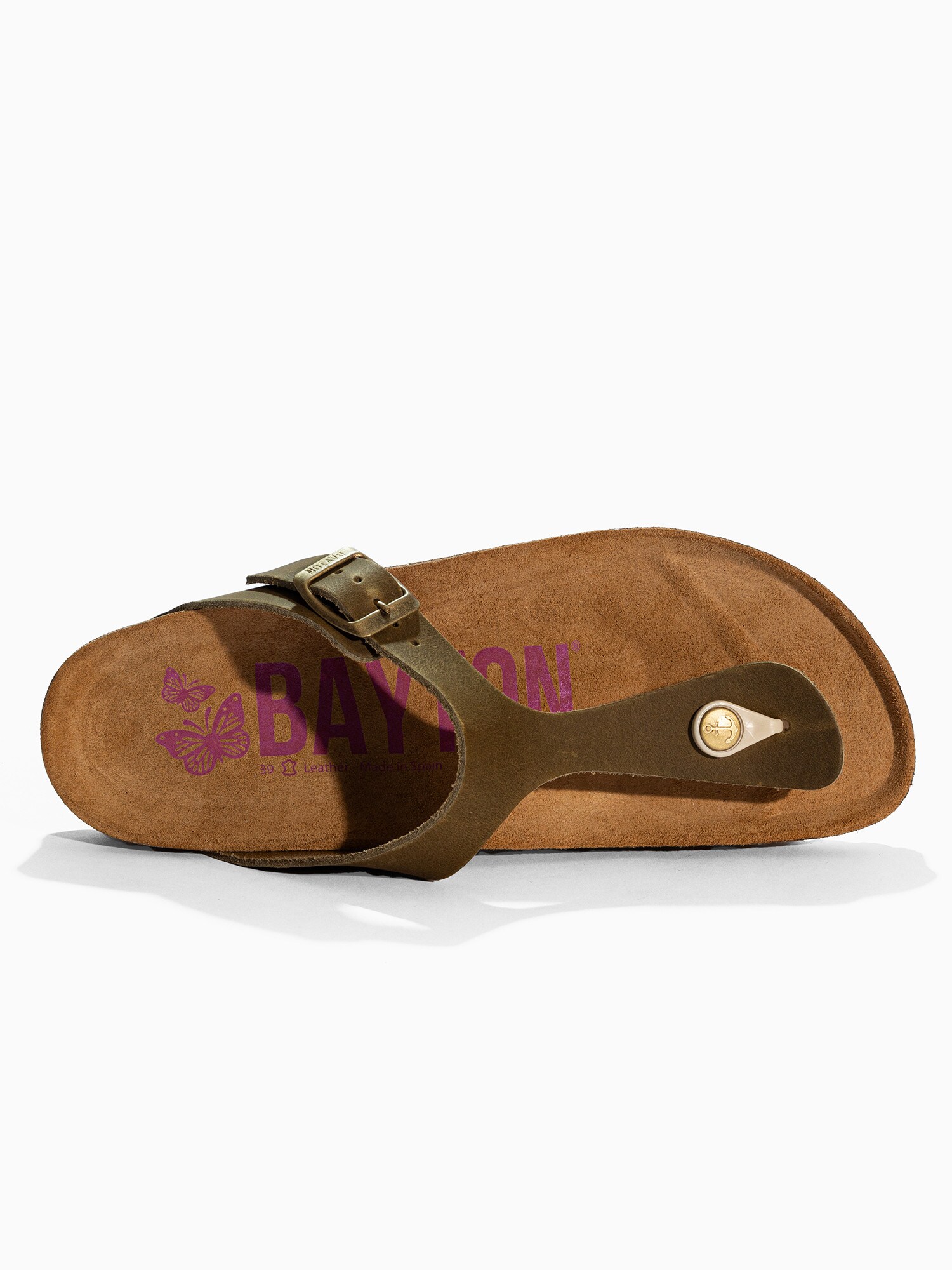 Bayton Šľapky 'MERCURE' béžová / kaki (obrázok 3)