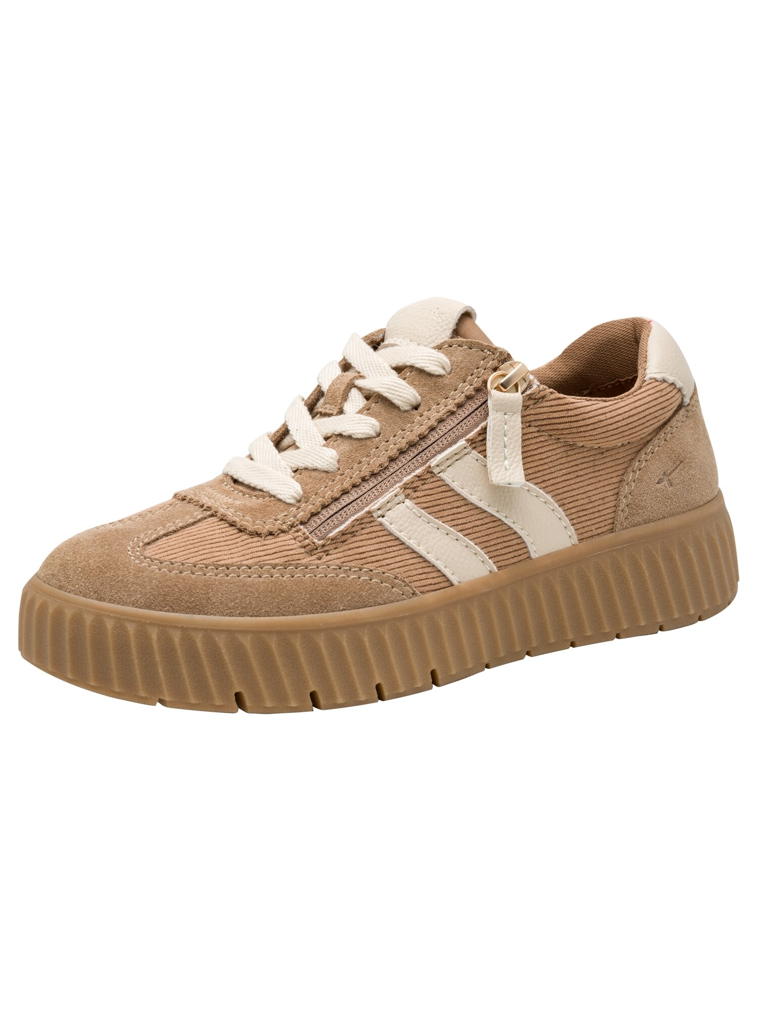 Tamaris Sneakers Laag Camel / Wit