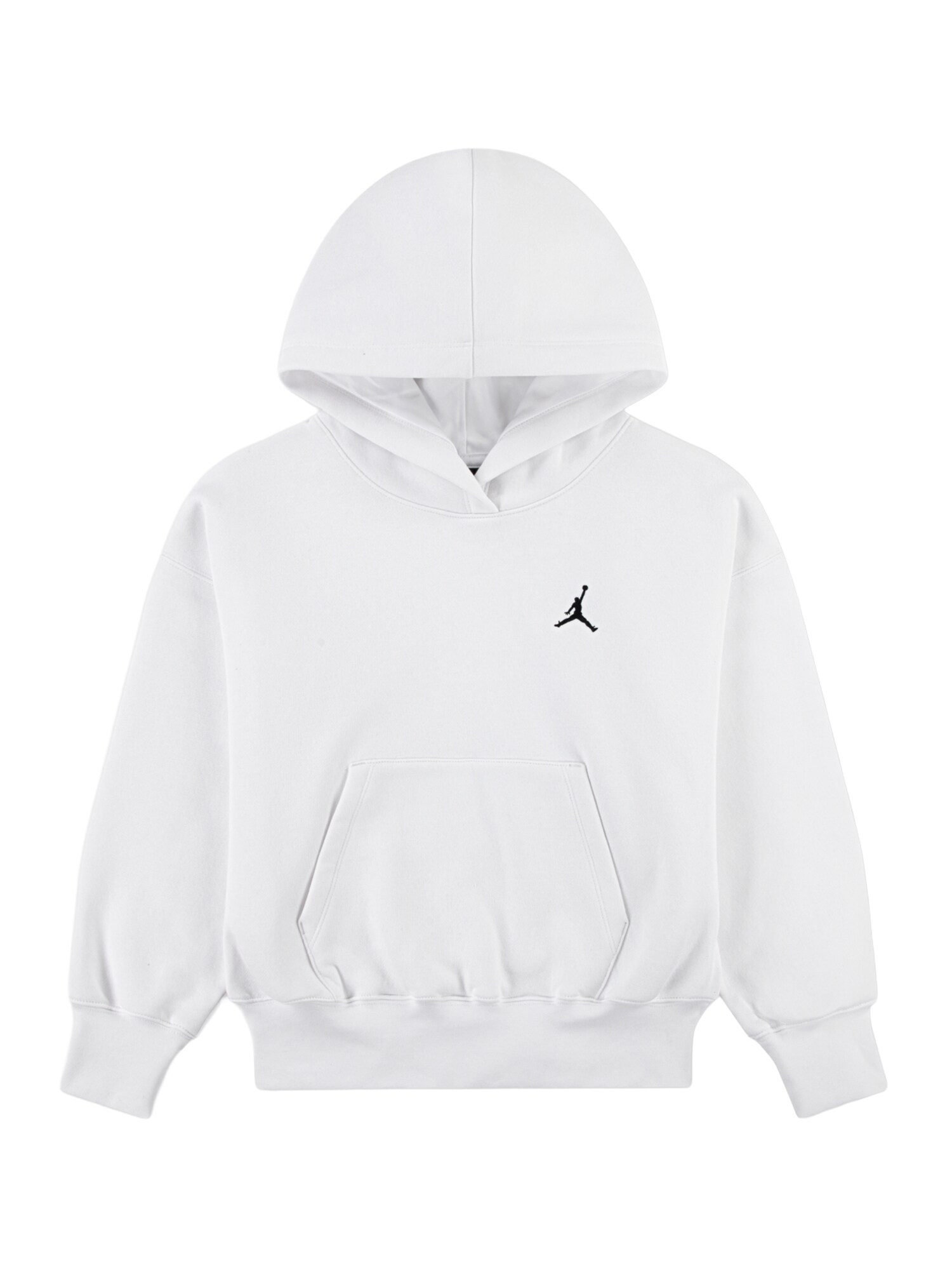 Jordan Bluză de molton BRKN FLC  alb