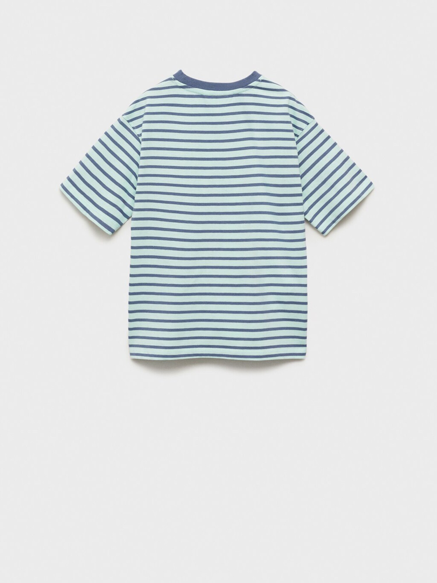 MANGO KIDS Póló 'LOCALS'  tengerészkék / pasztellzöld termék 2. képe