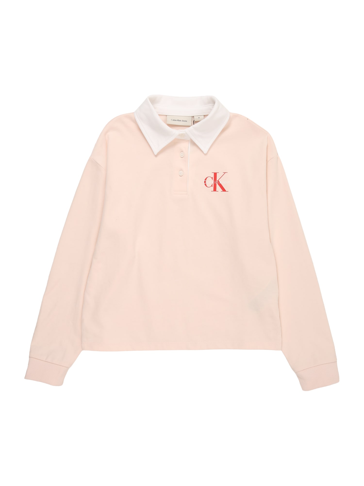 Calvin Klein Jeans Tricou MINI ME rosé / roșu / alb