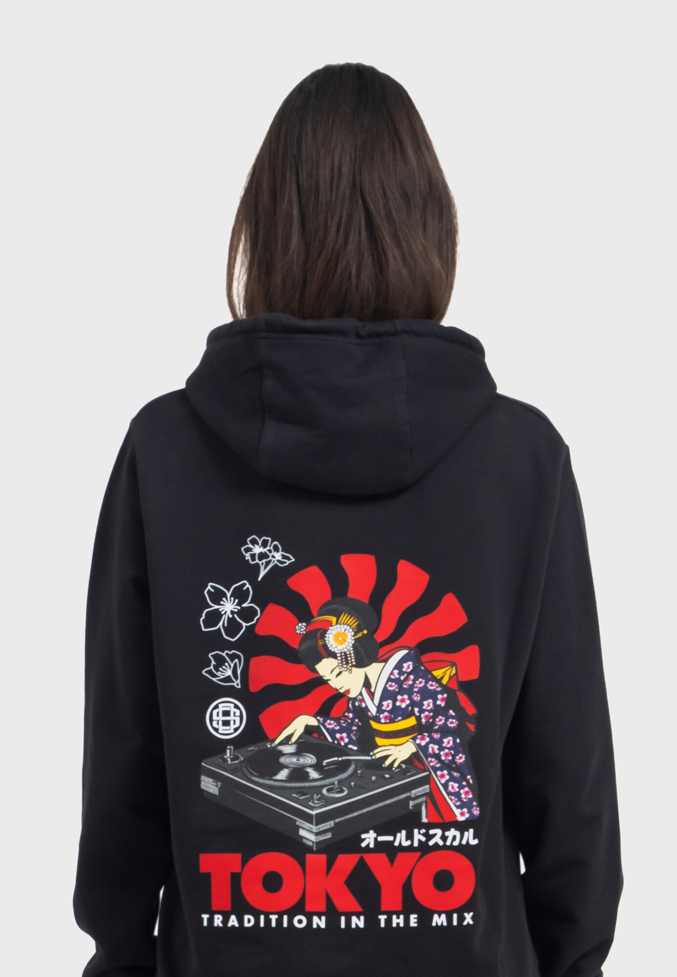 Thumbnail - Sweatshirt 'Asian Neon Djane Logo Graphic'