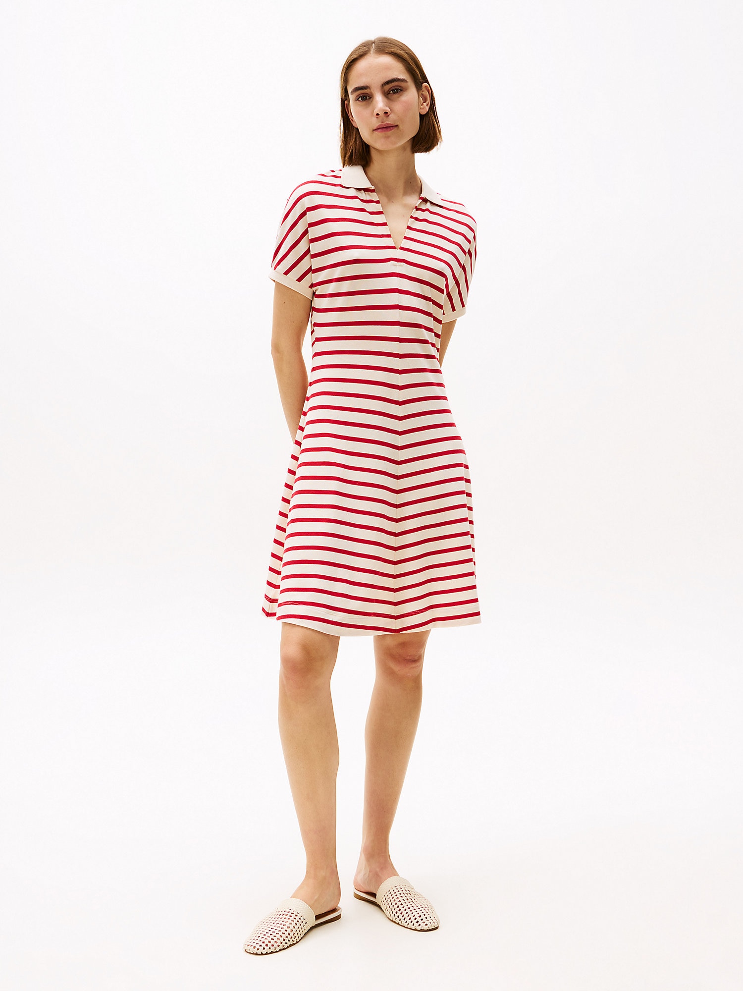 TOMMY HILFIGER Ruha  piros / fehér termék 2. képe